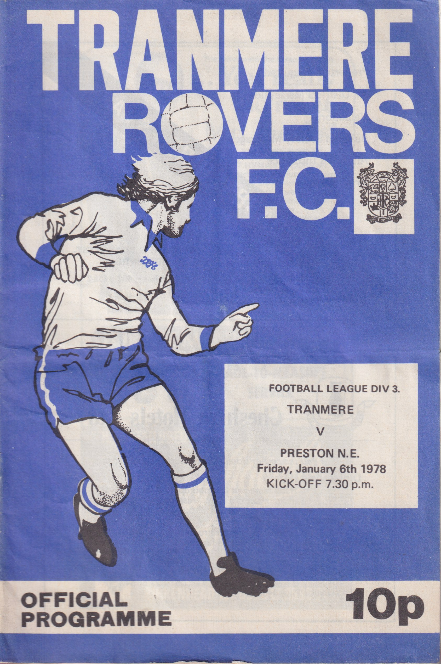 Match Programme for 03/04/1978