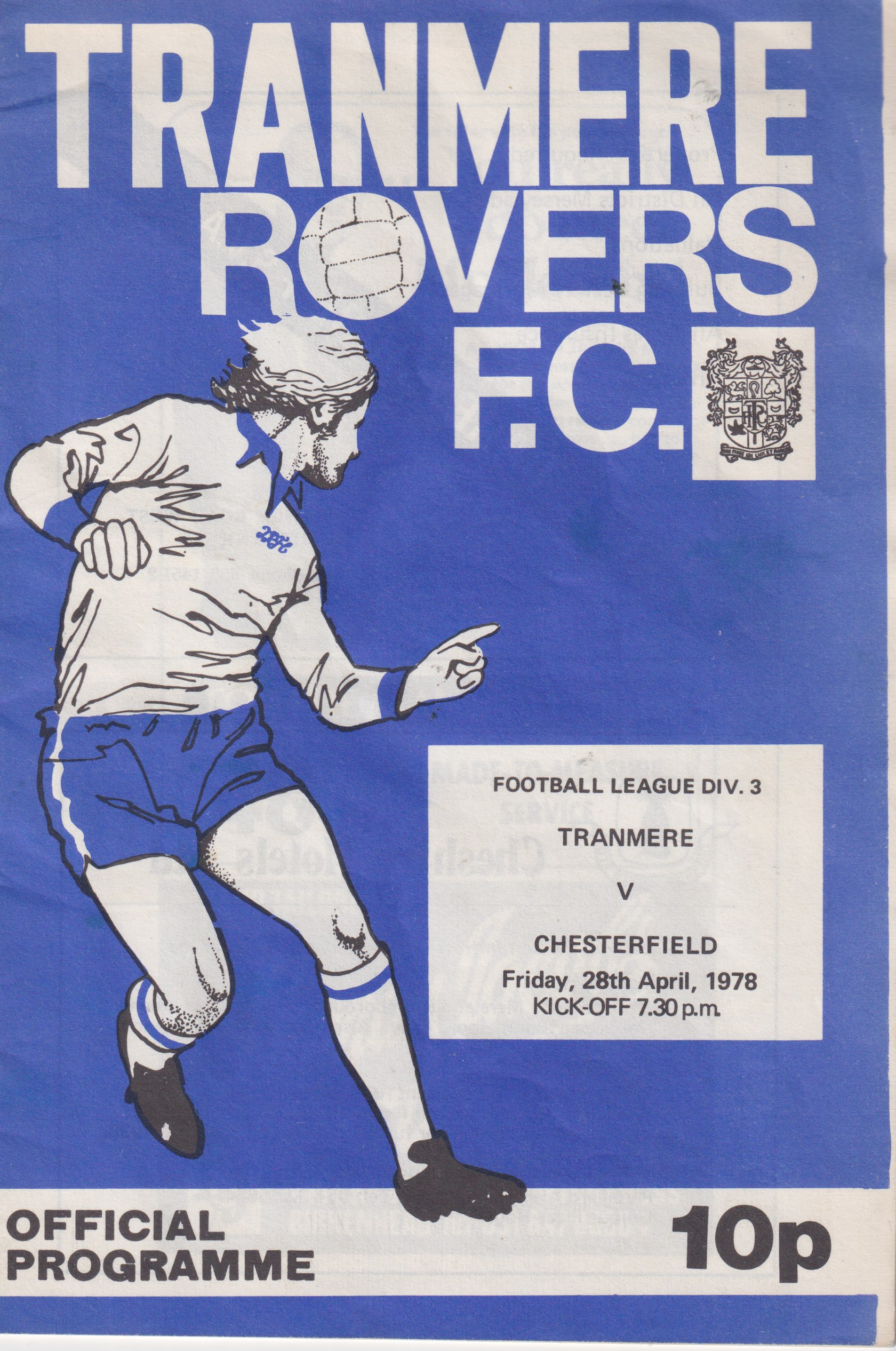 Match Programme for 28/04/1978