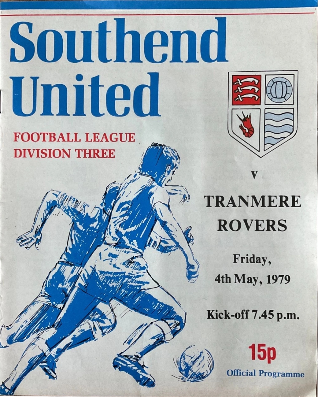 Match Programme for 04/05/1979