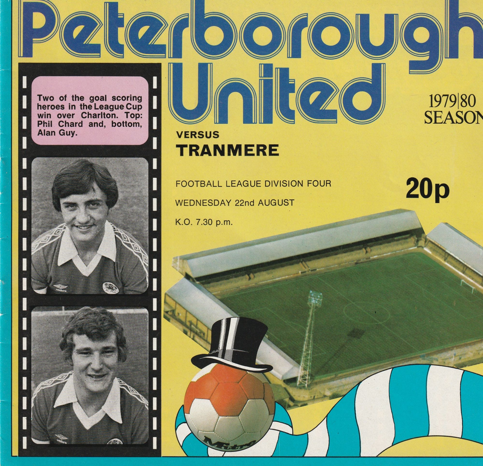 Match Programme for 22/08/1979