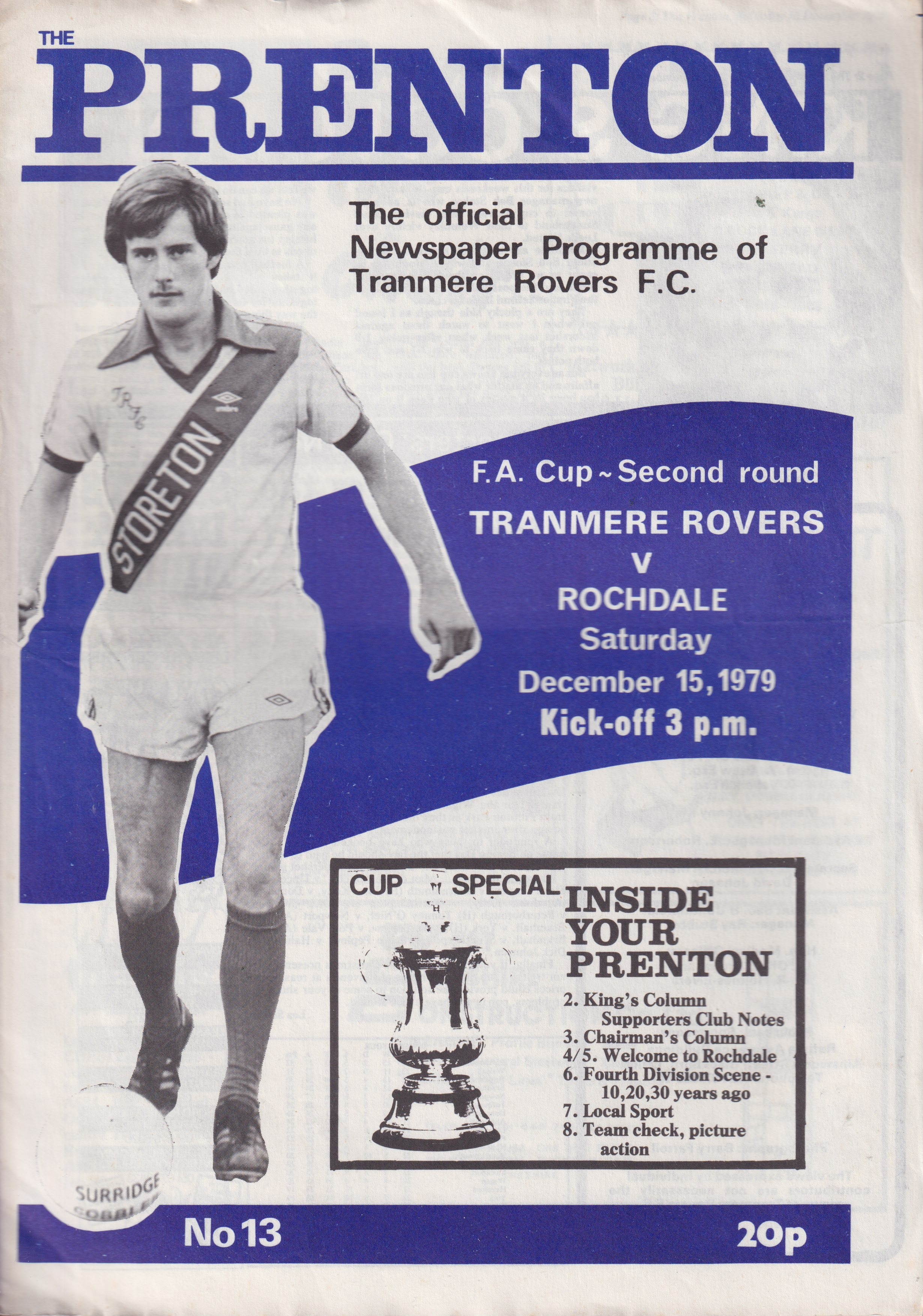 Match Programme for 15/12/1979