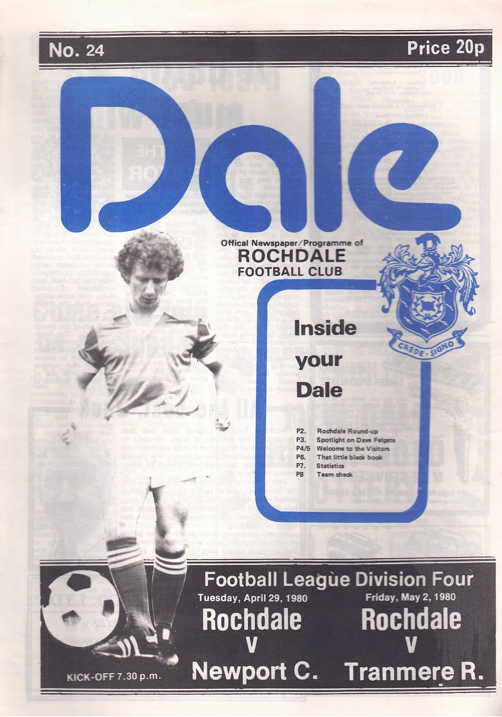 Match Programme for 02/05/1980