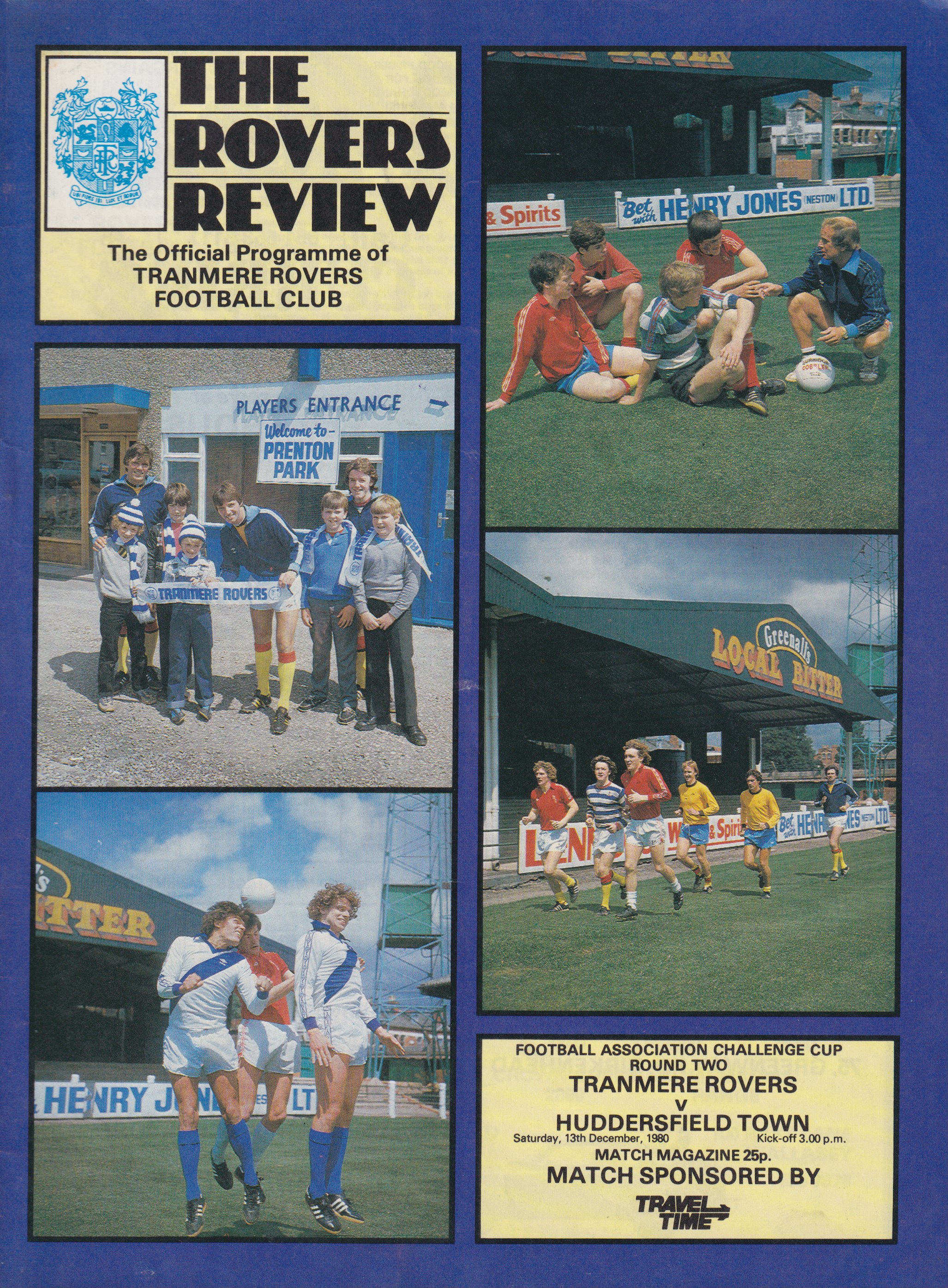 Match Programme for 13/12/1980