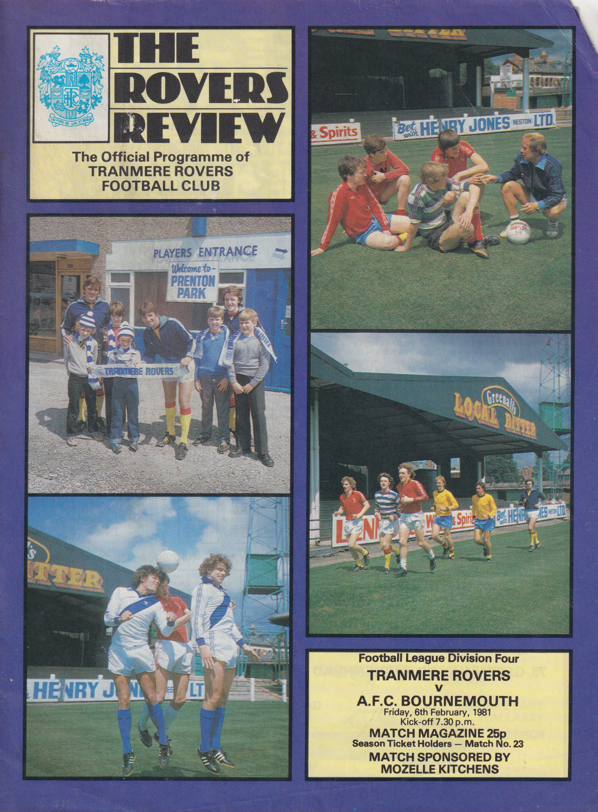 Match Programme for 03/03/1981