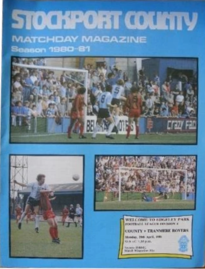 Match Programme for 20/04/1981