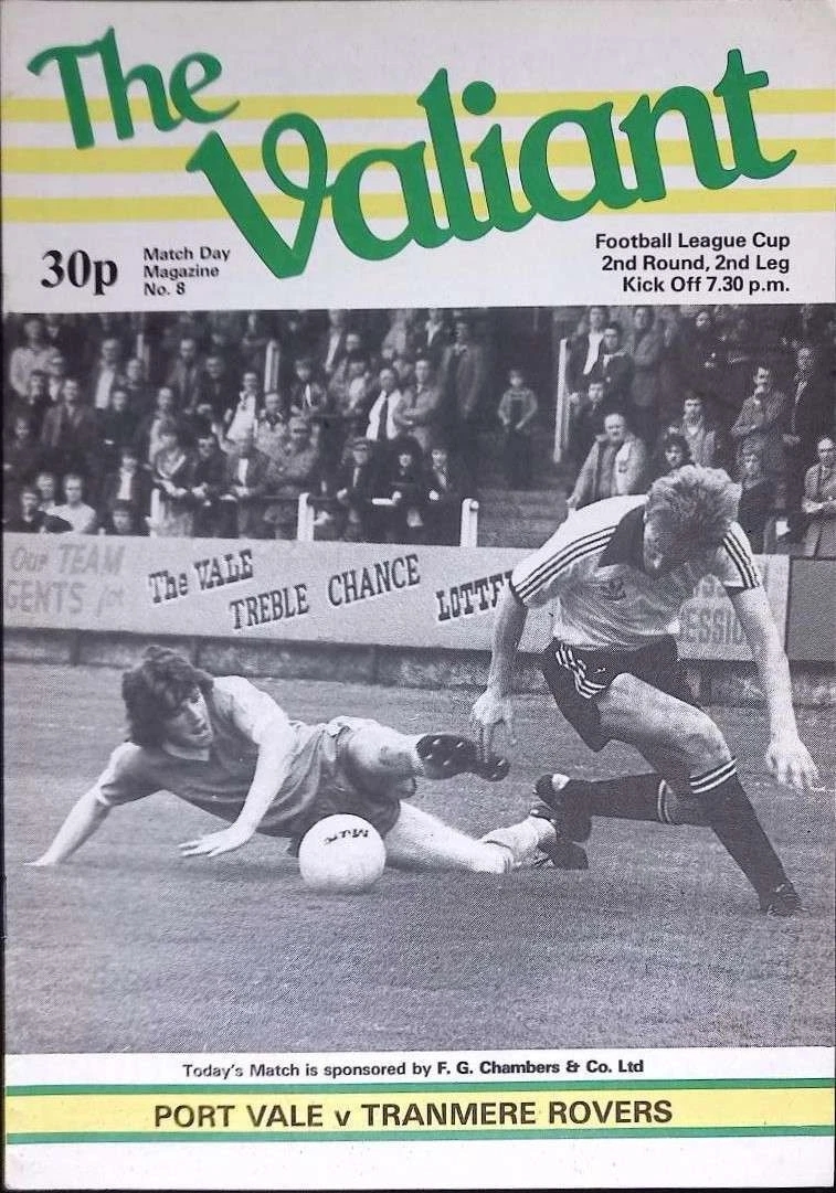 Match Programme for 28/10/1981