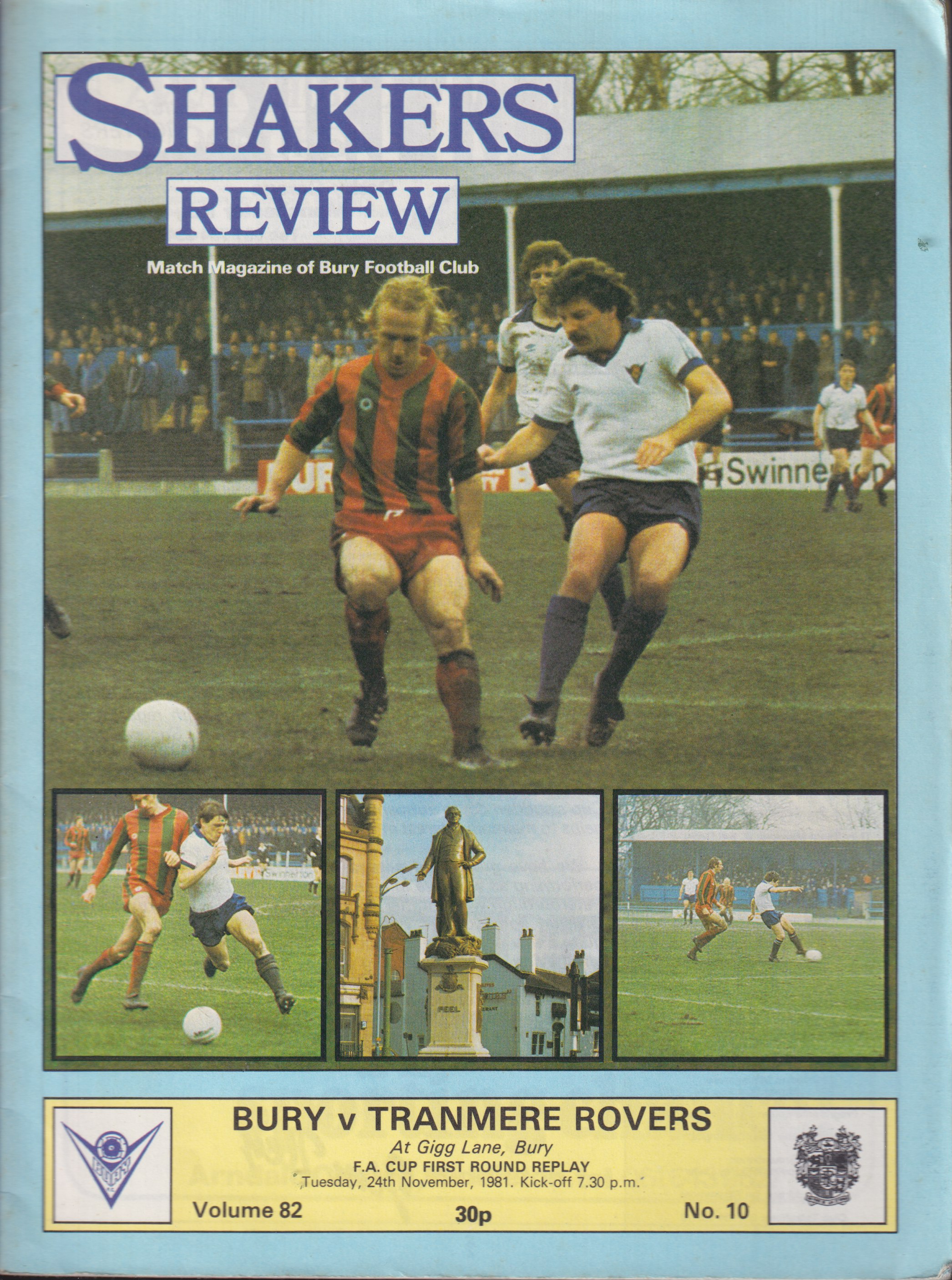 Match Programme for 24/11/1981