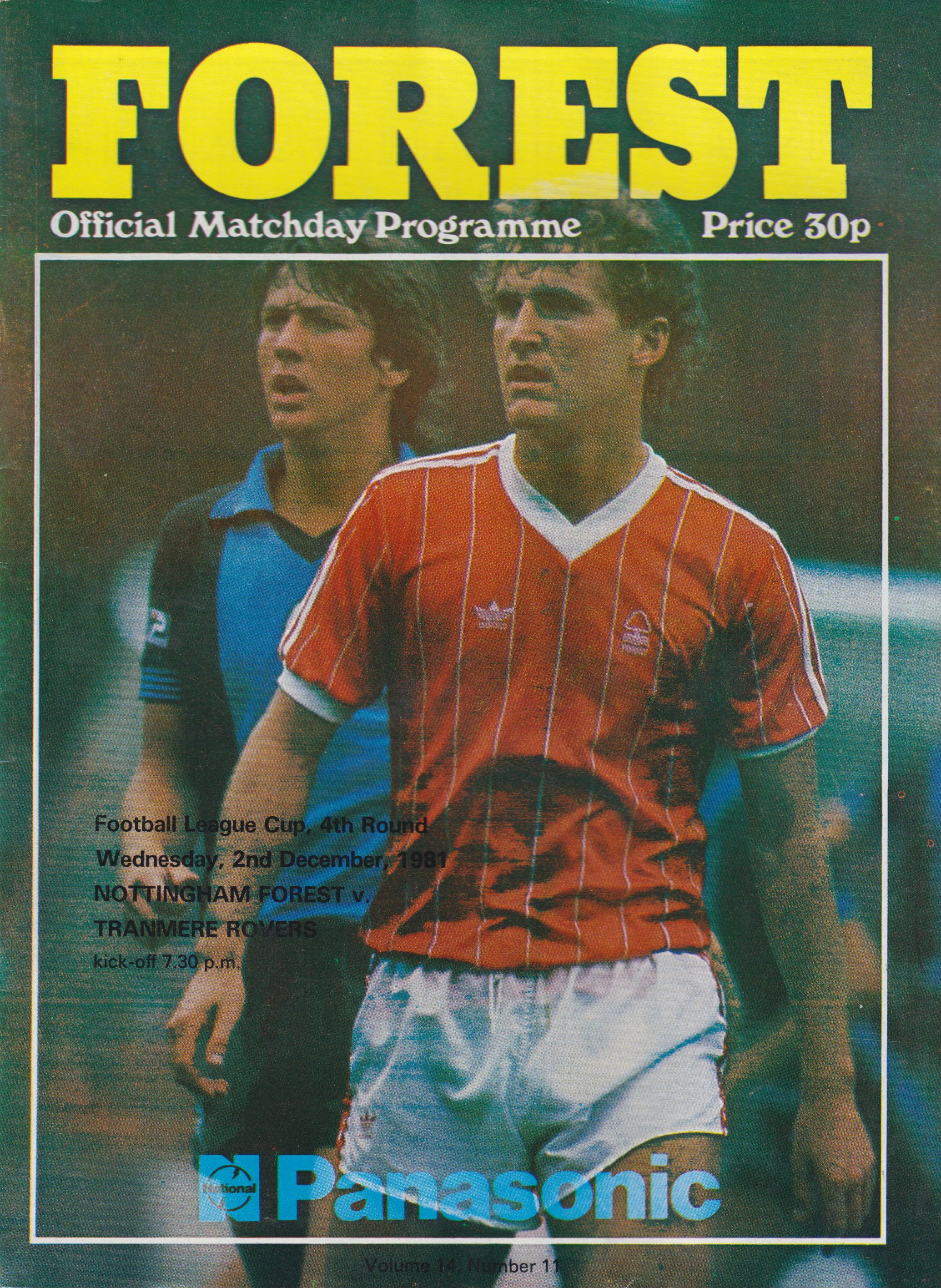 Match Programme for 02/12/1981