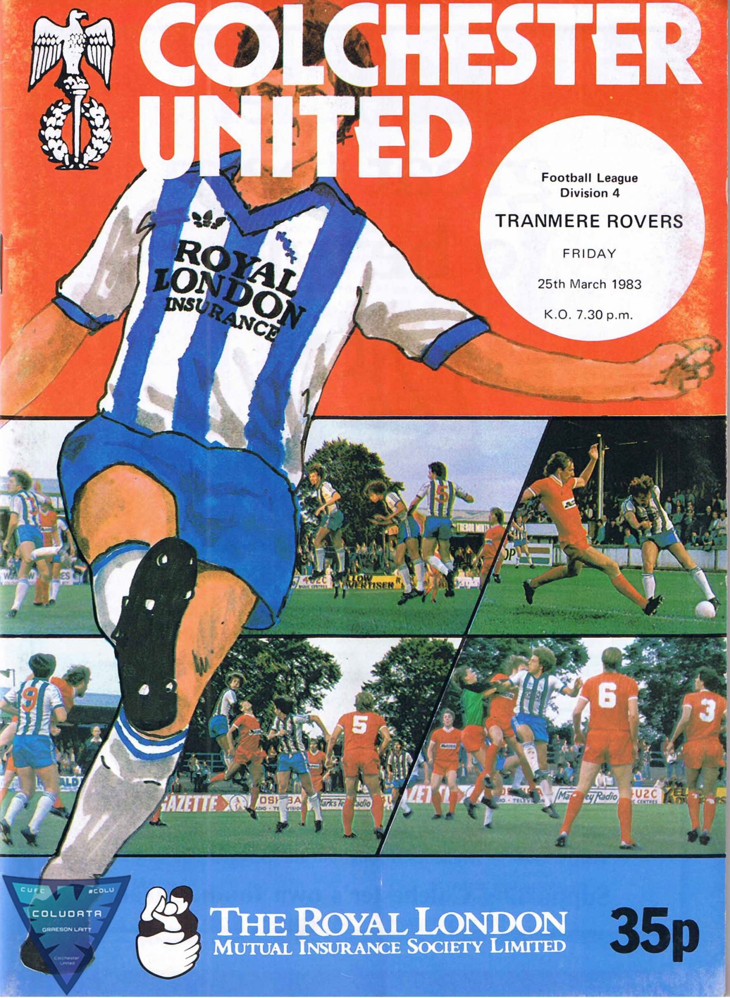 Match Programme for 25/03/1983