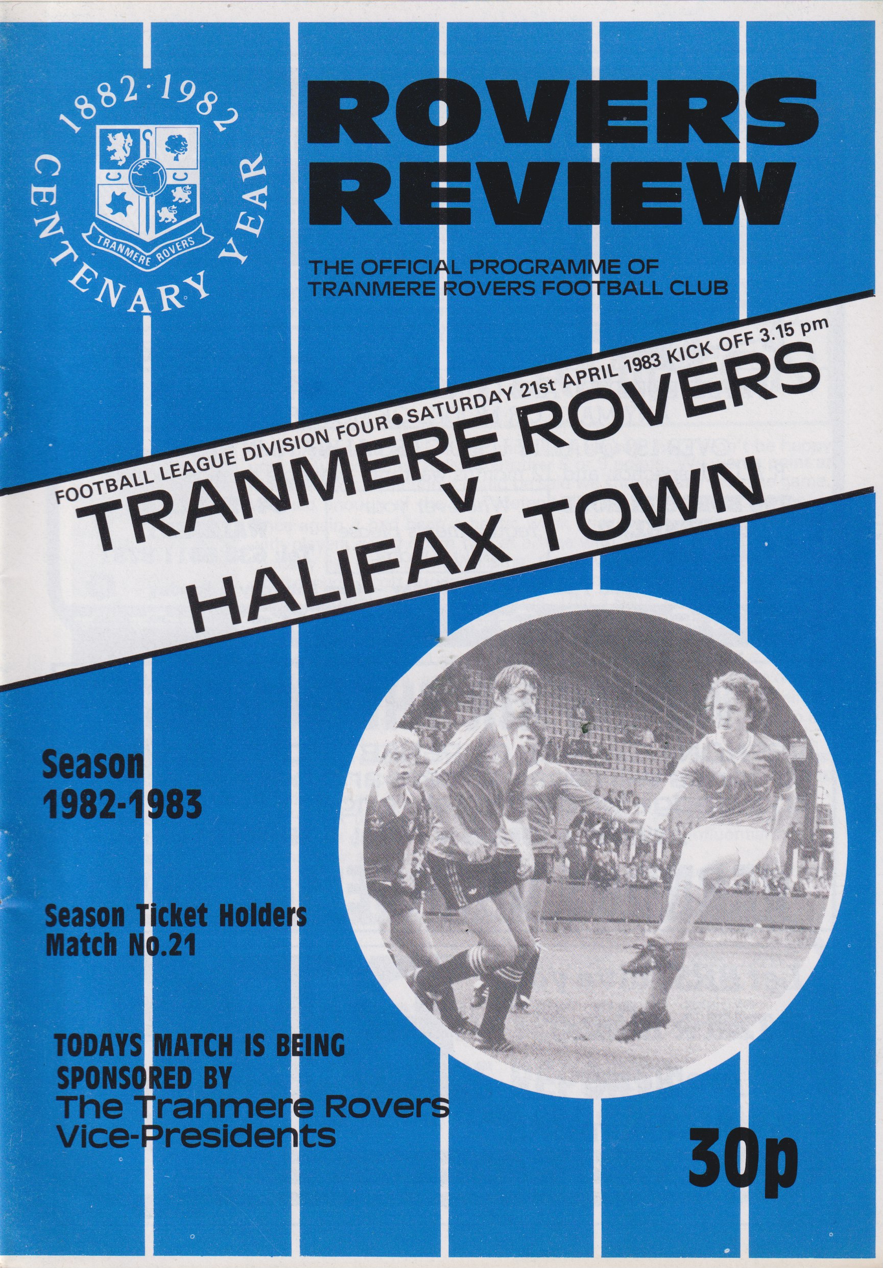 Match Programme for 23/04/1983