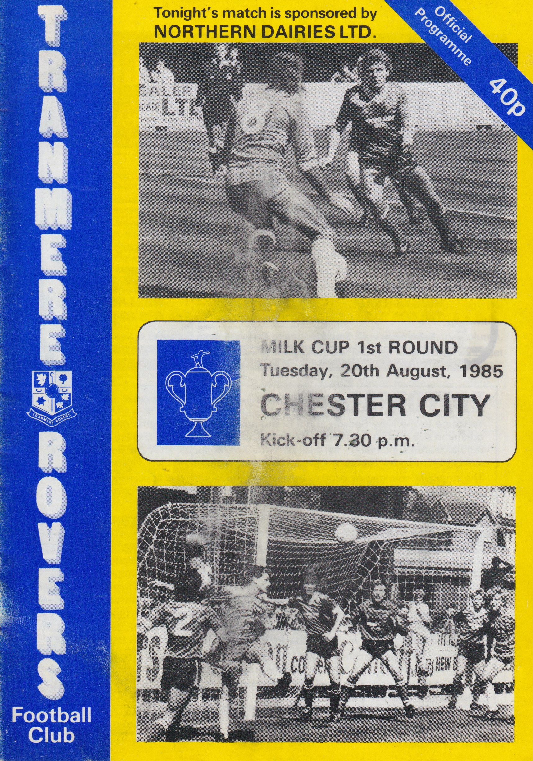 Match Programme for 28/08/1985