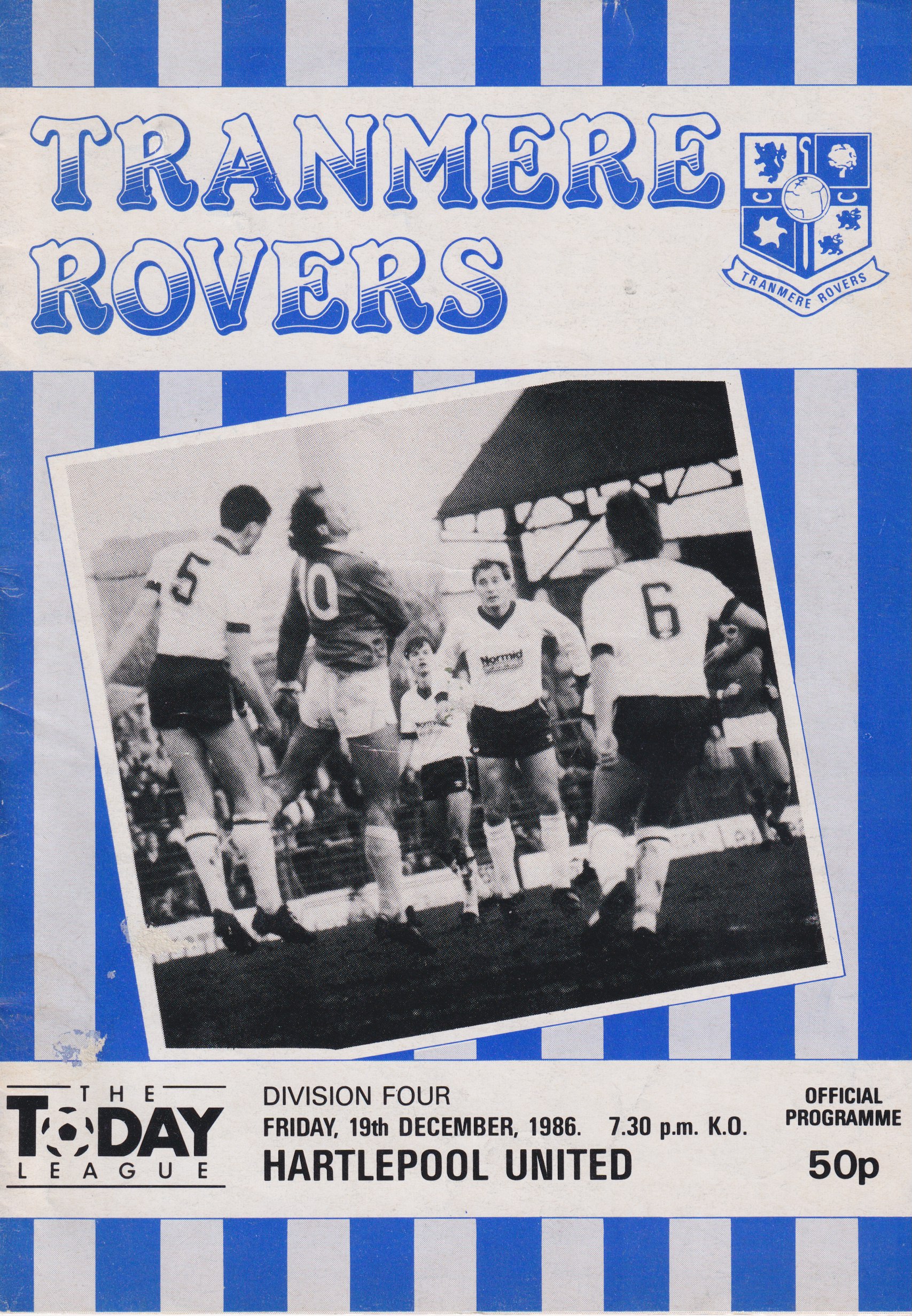 Match Programme for 10/01/1987