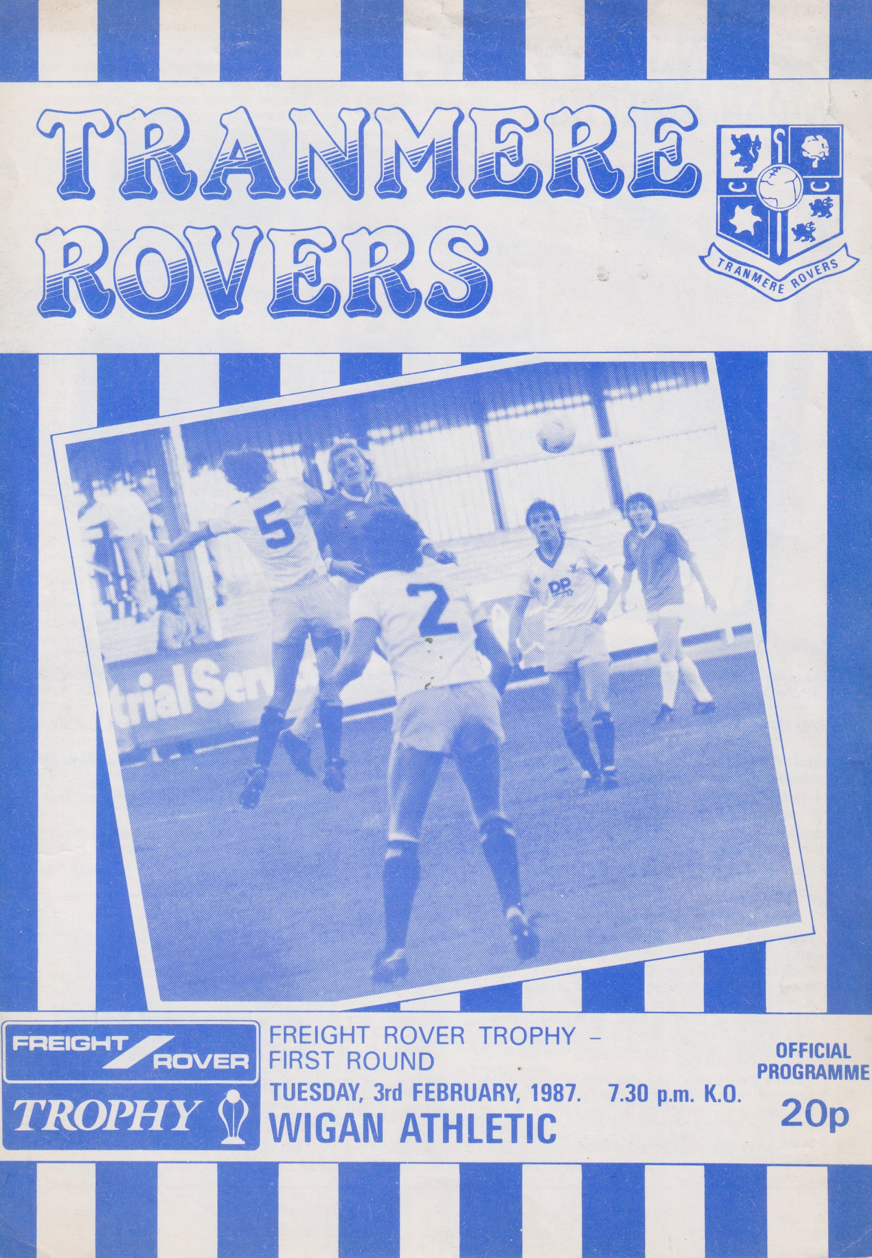 Match Programme for 03/02/1987