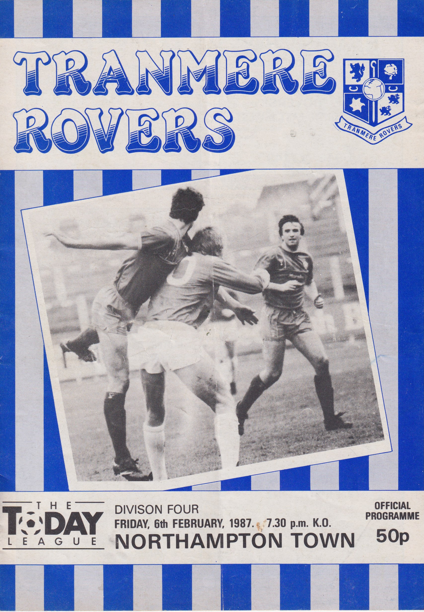 Match Programme for 06/02/1987