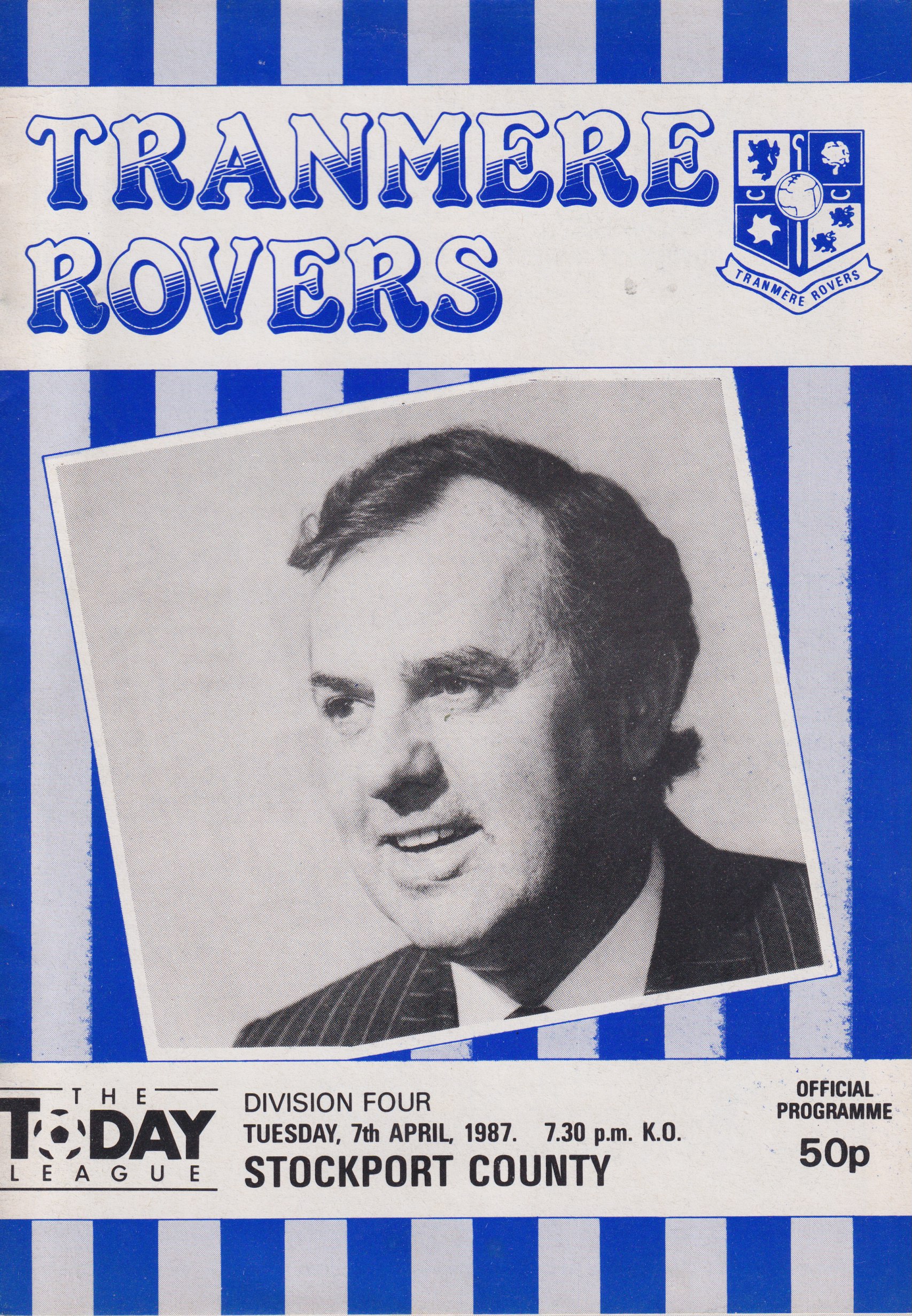 Match Programme for 07/04/1987