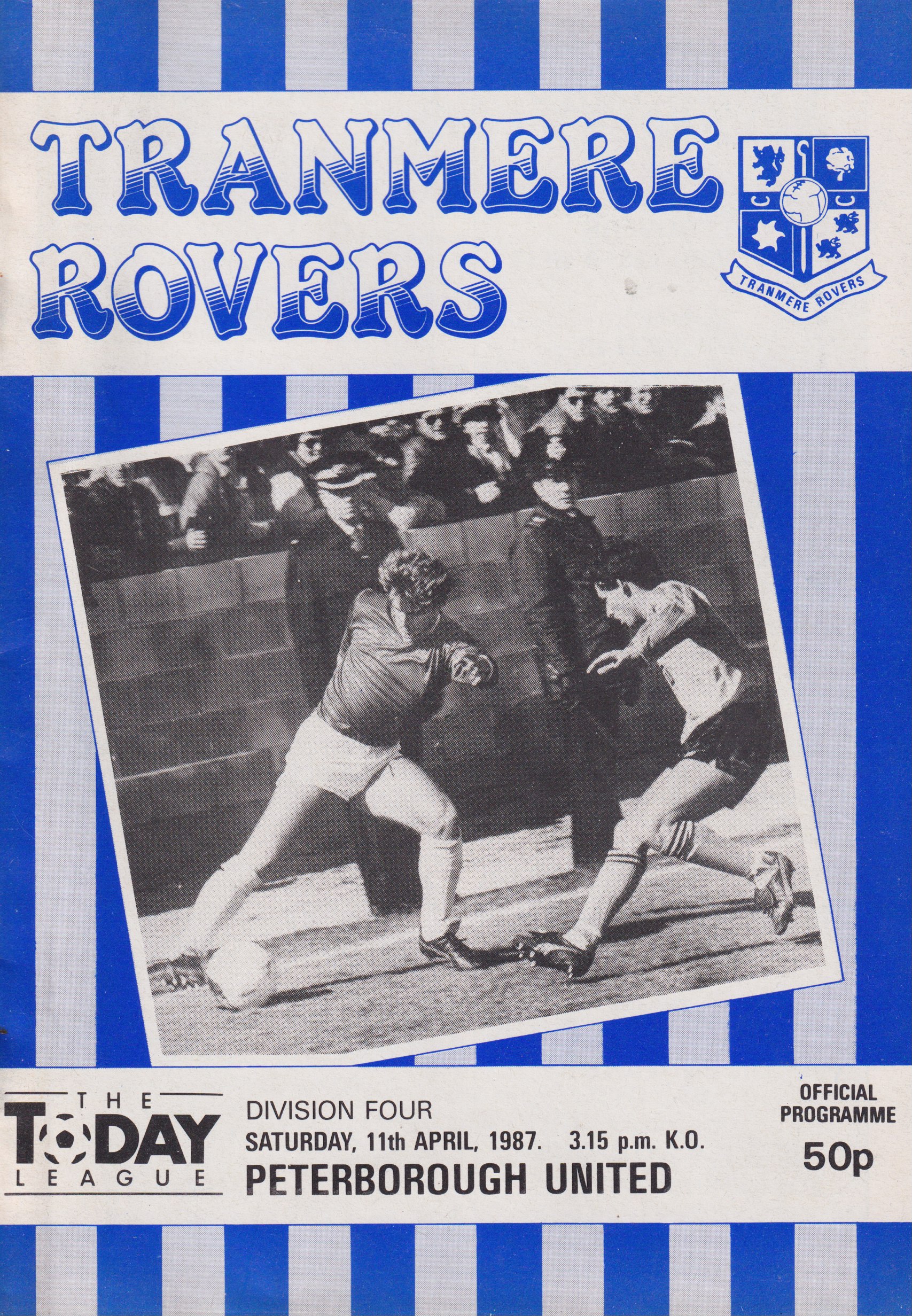 Match Programme for 11/04/1987