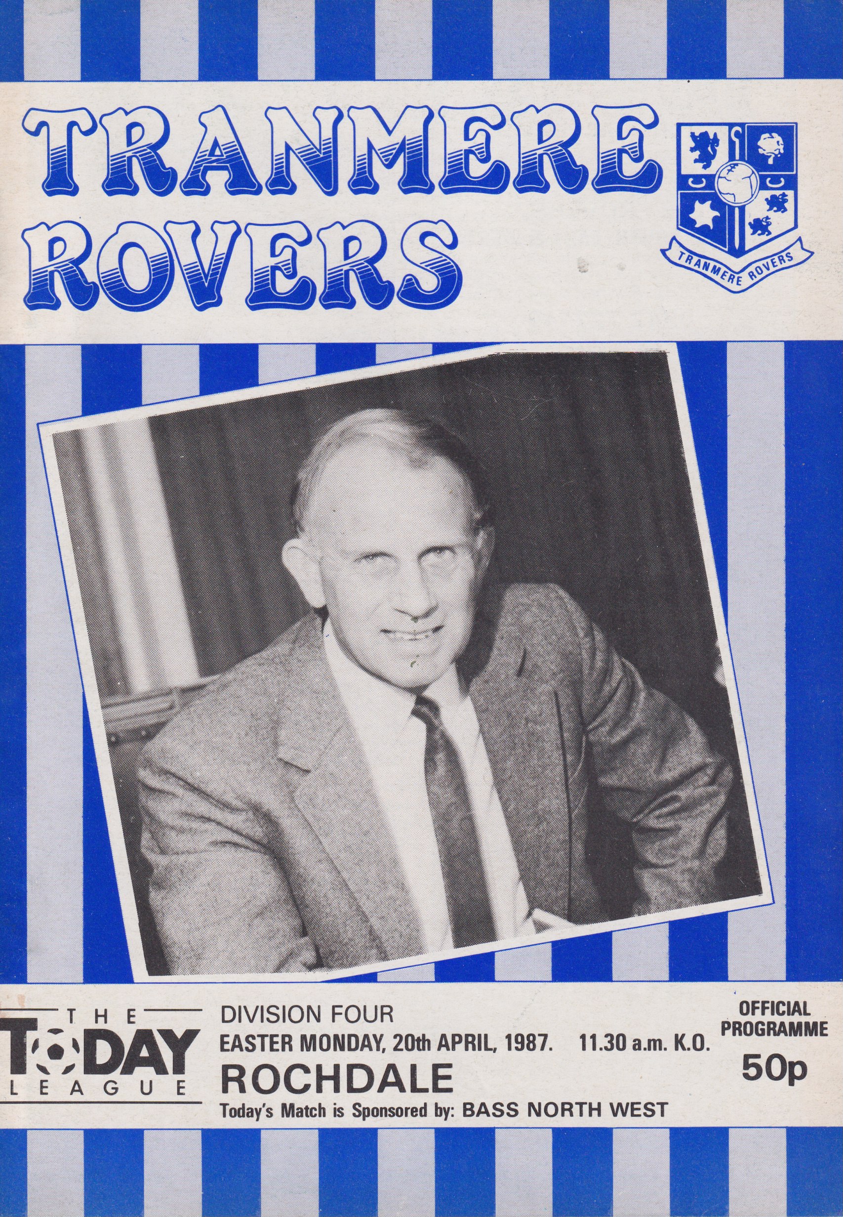 Match Programme for 20/04/1987