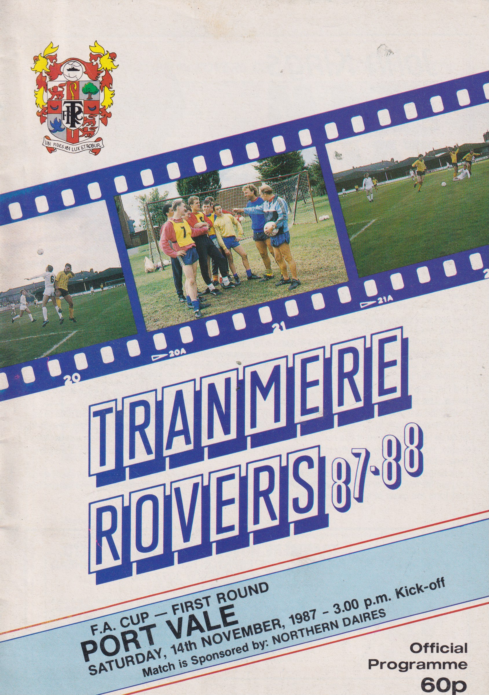 Match Programme for 14/11/1987