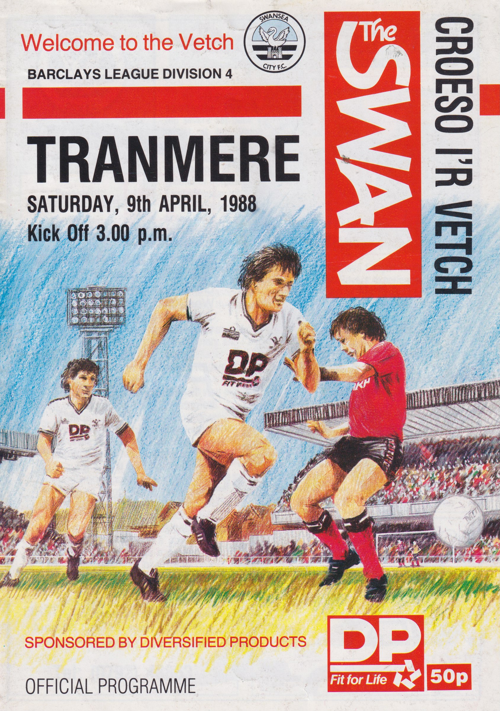 Match Programme for 09/04/1988