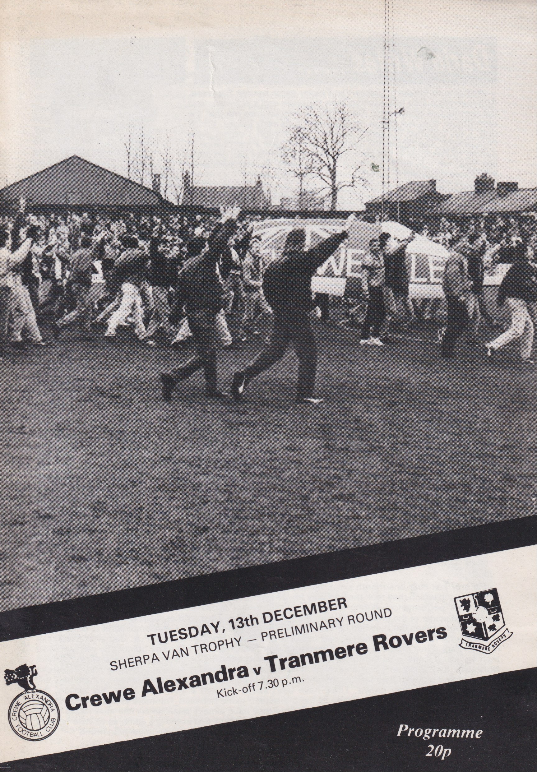 Match Programme for 13/12/1988