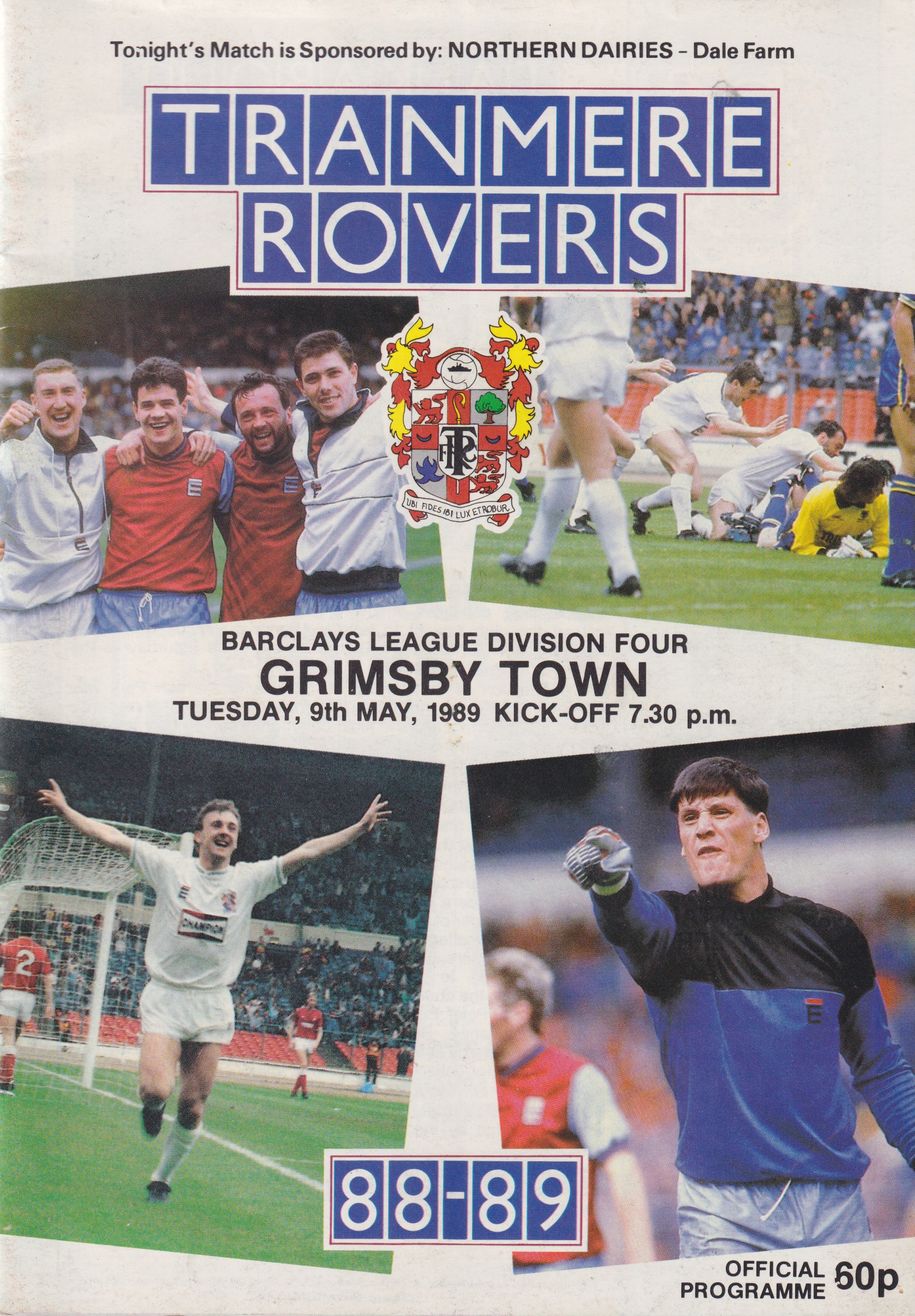 Match Programme for 09/05/1989