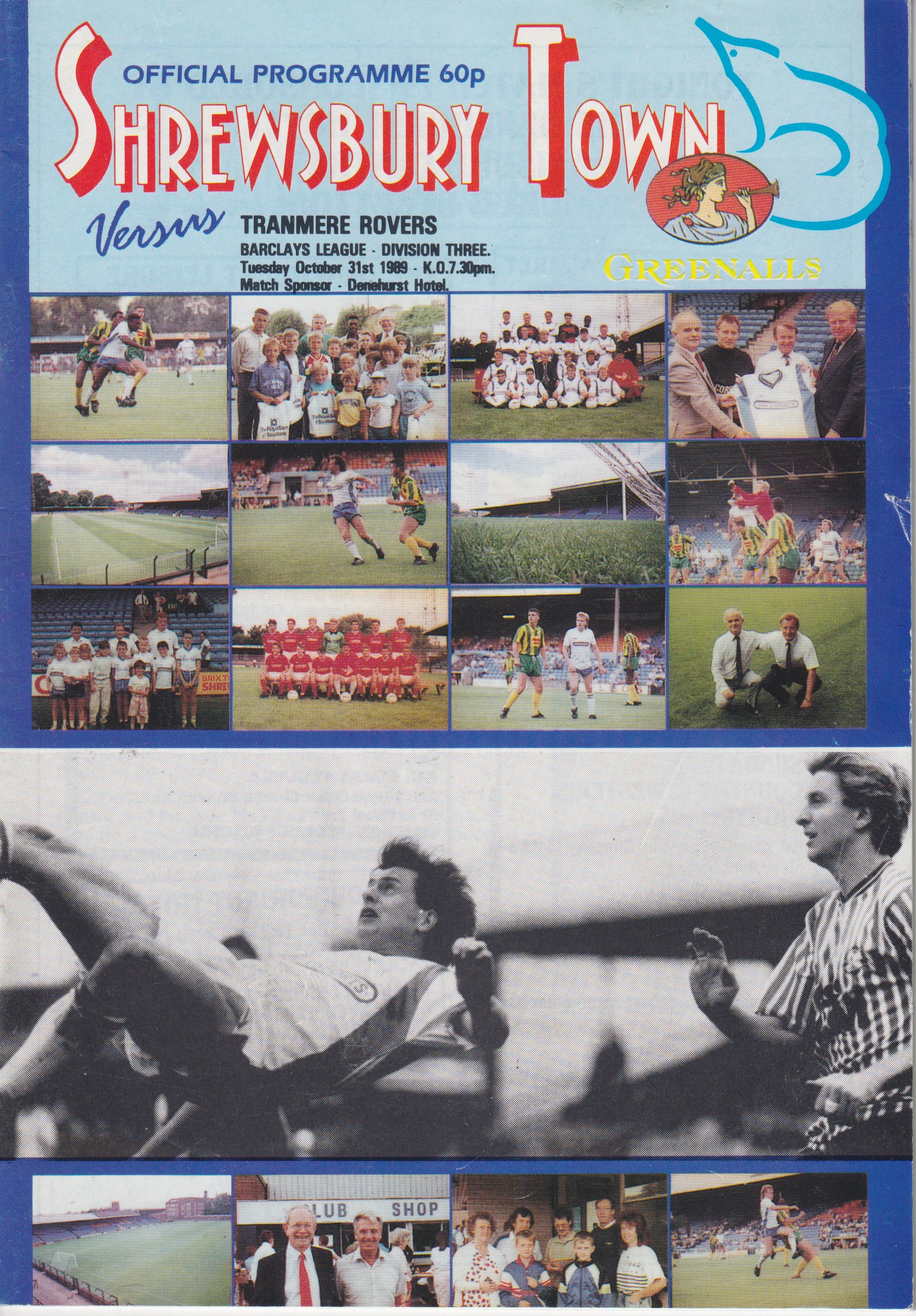 Match Programme for 31/10/1989