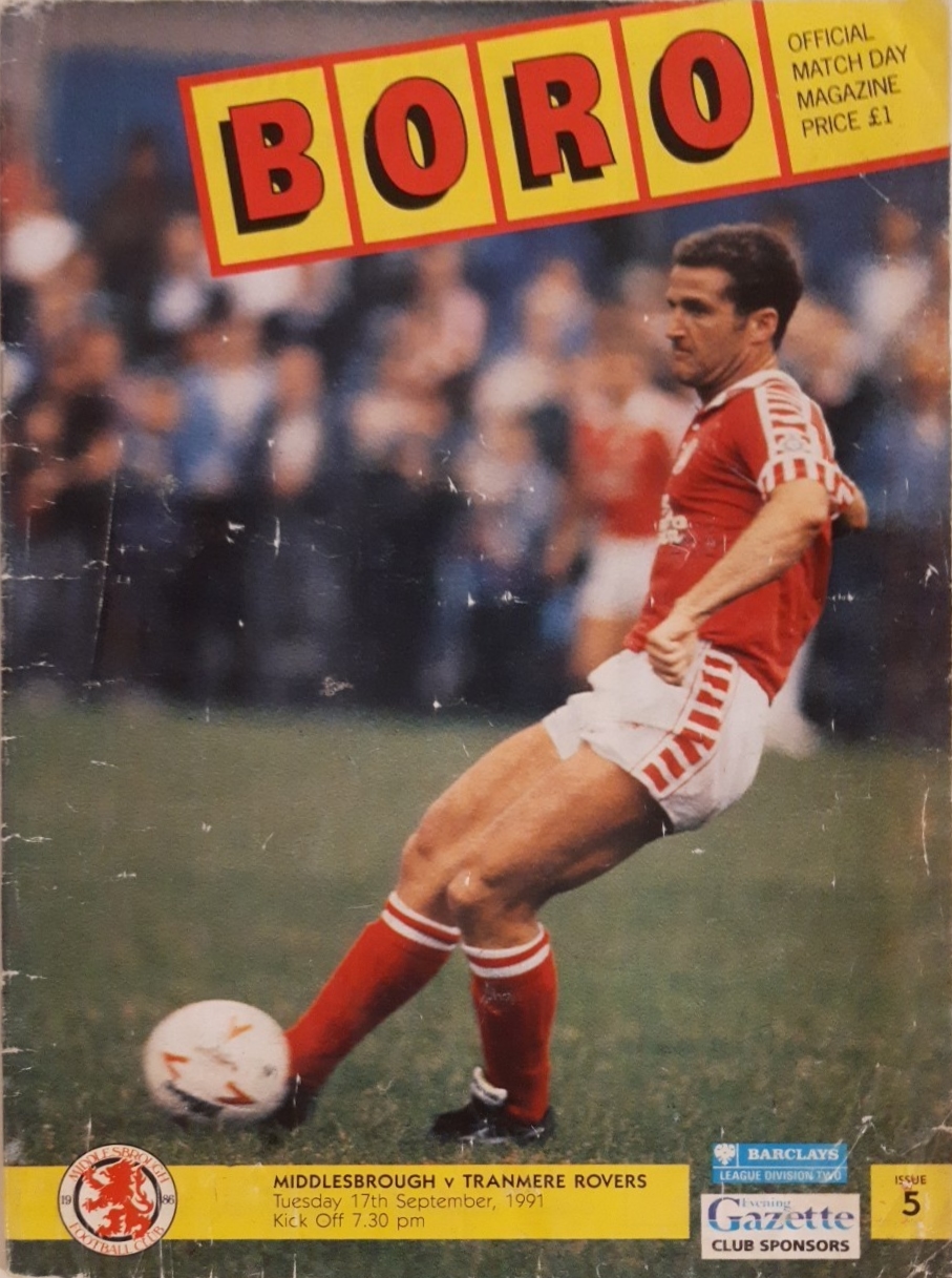 Match Programme for 17/09/1991