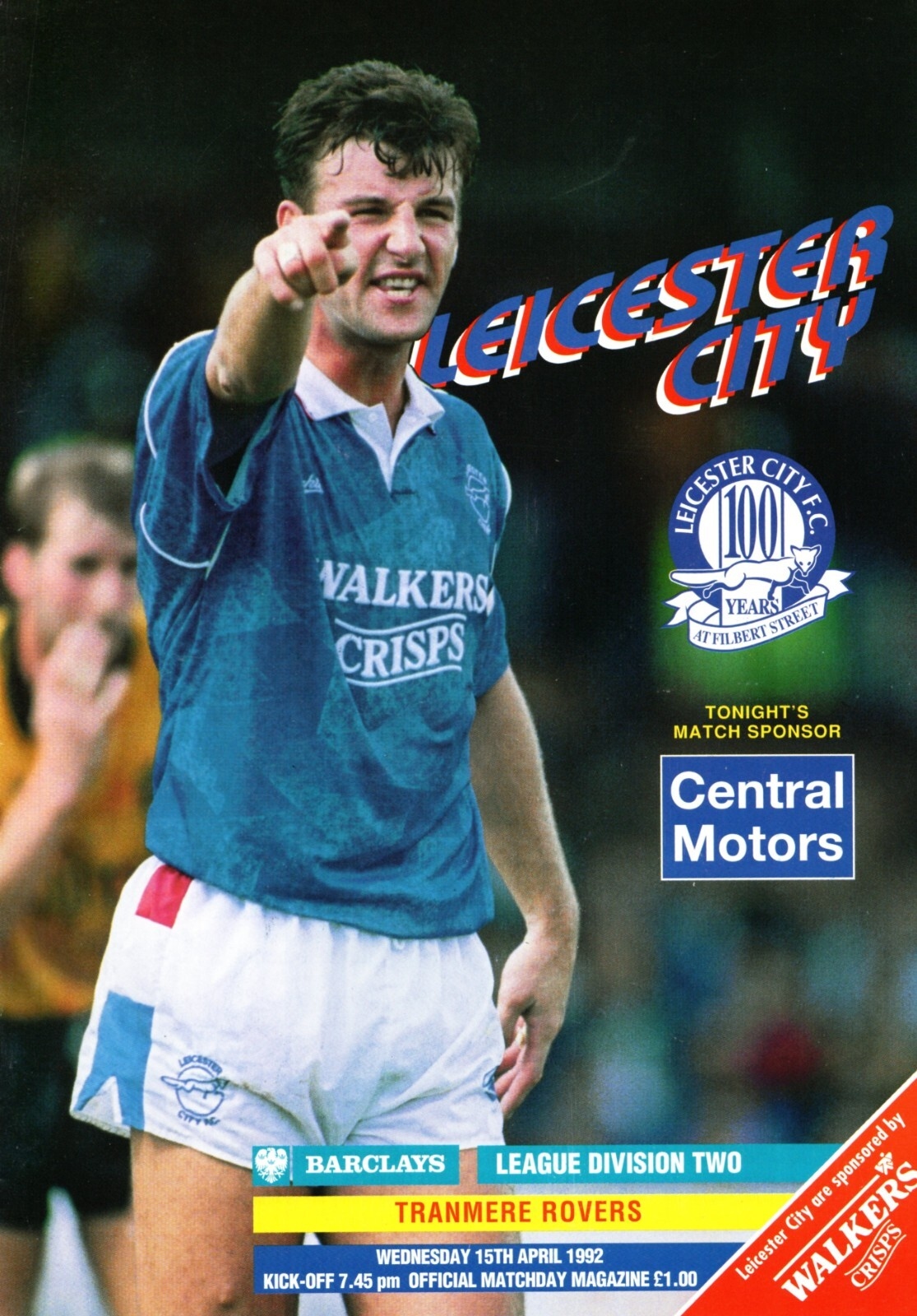 Match Programme for 15/04/1992