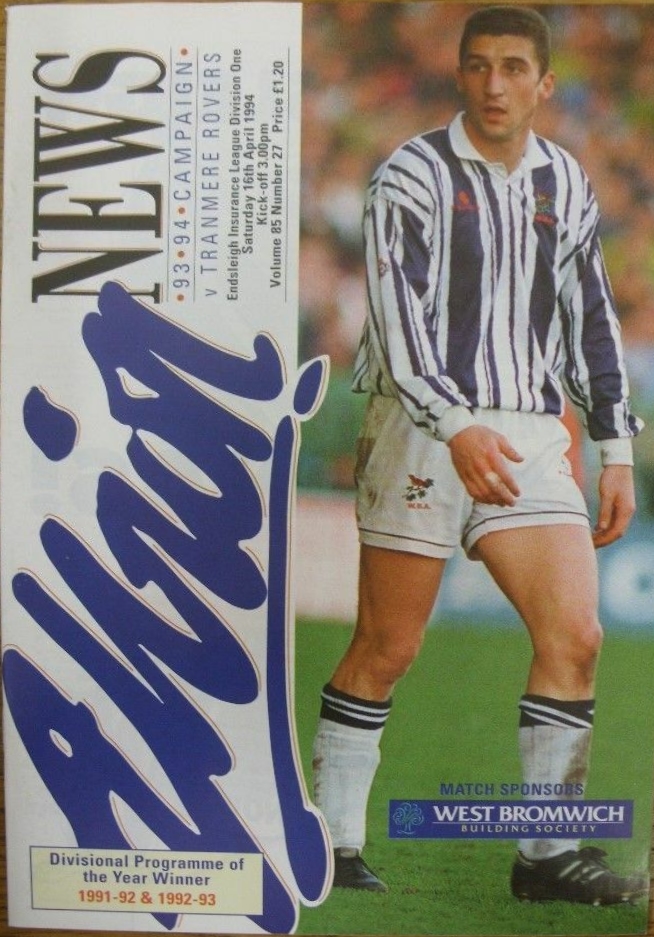 Match Programme for 16/04/1994