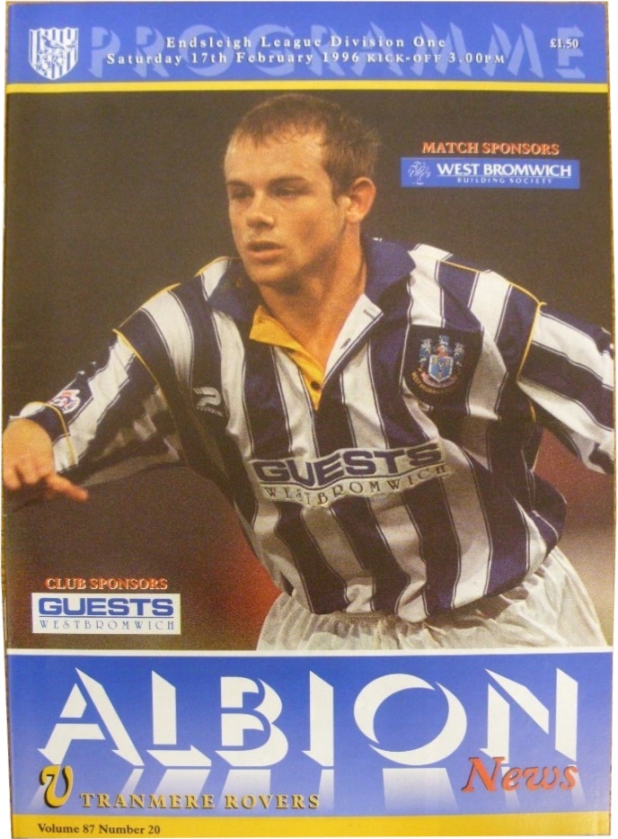 Match Programme for 17/02/1996