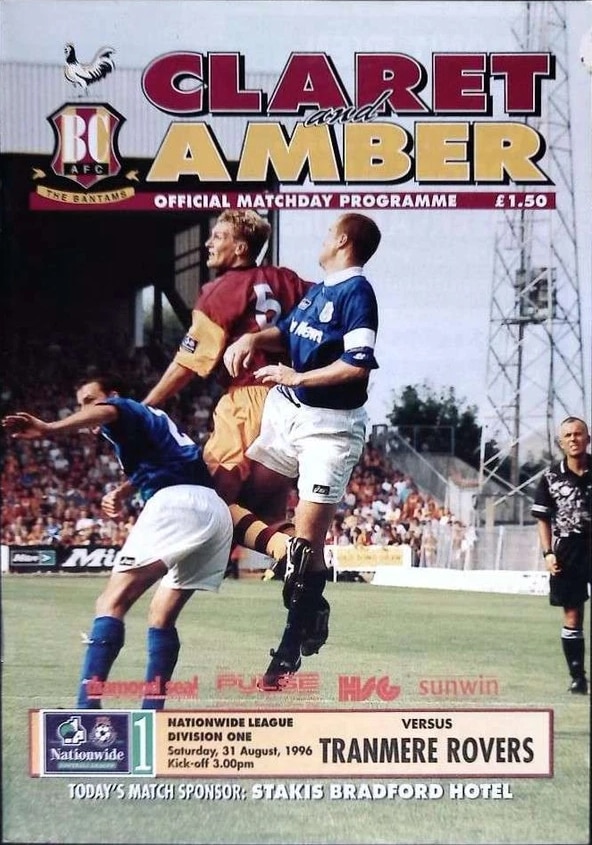 Match Programme for 31/08/1996