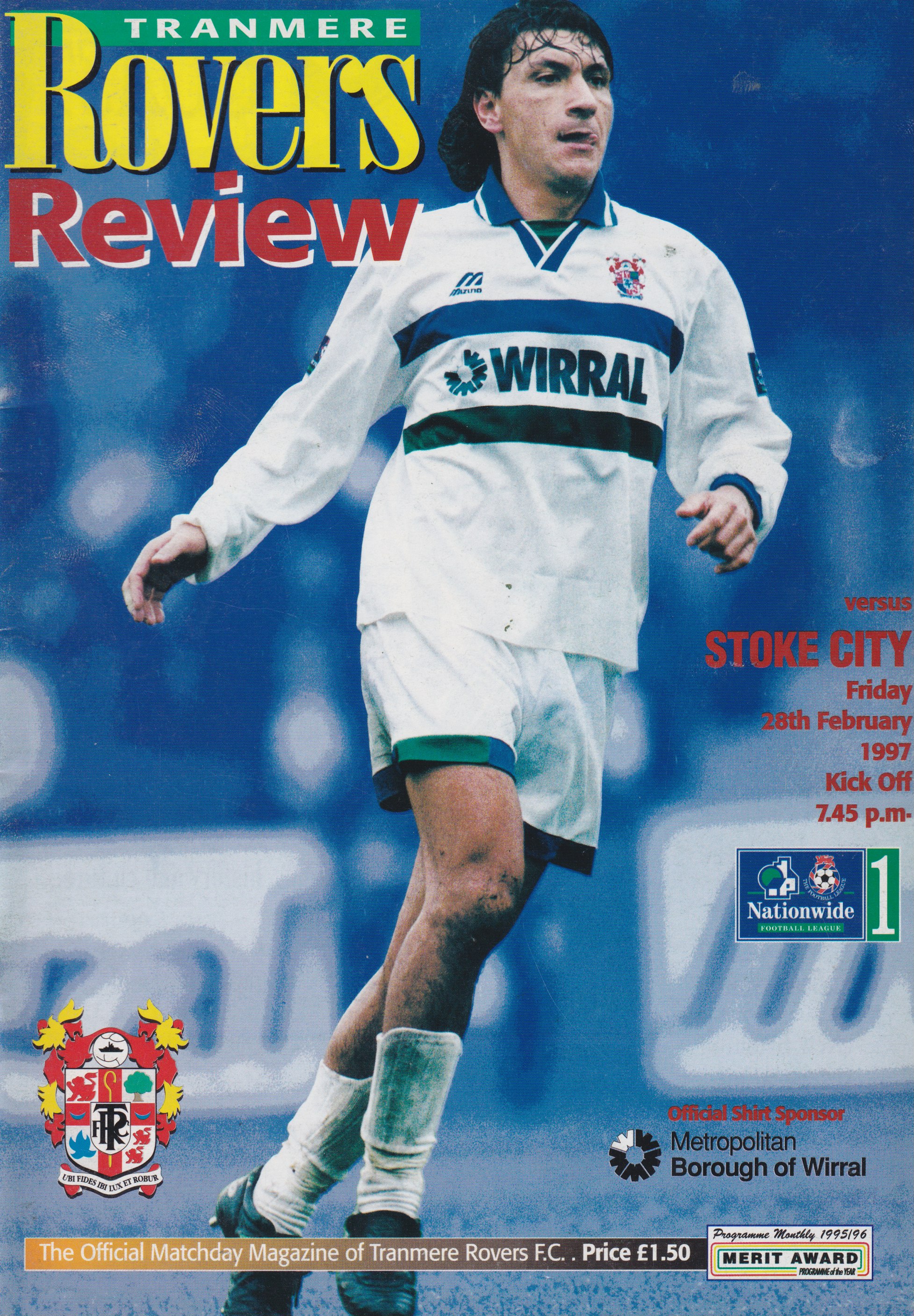 Match Programme for 28/02/1997
