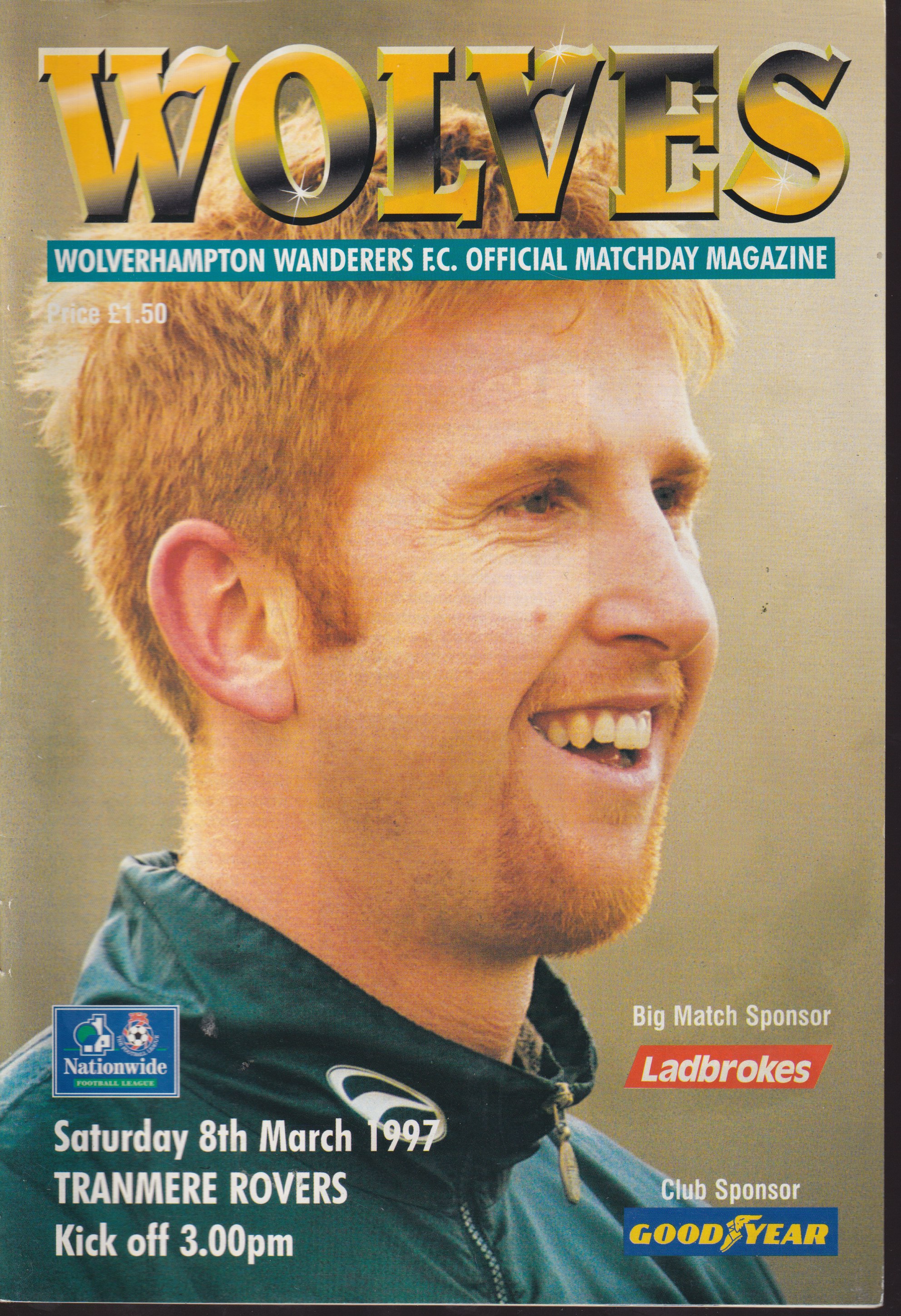 Match Programme for 08/03/1997