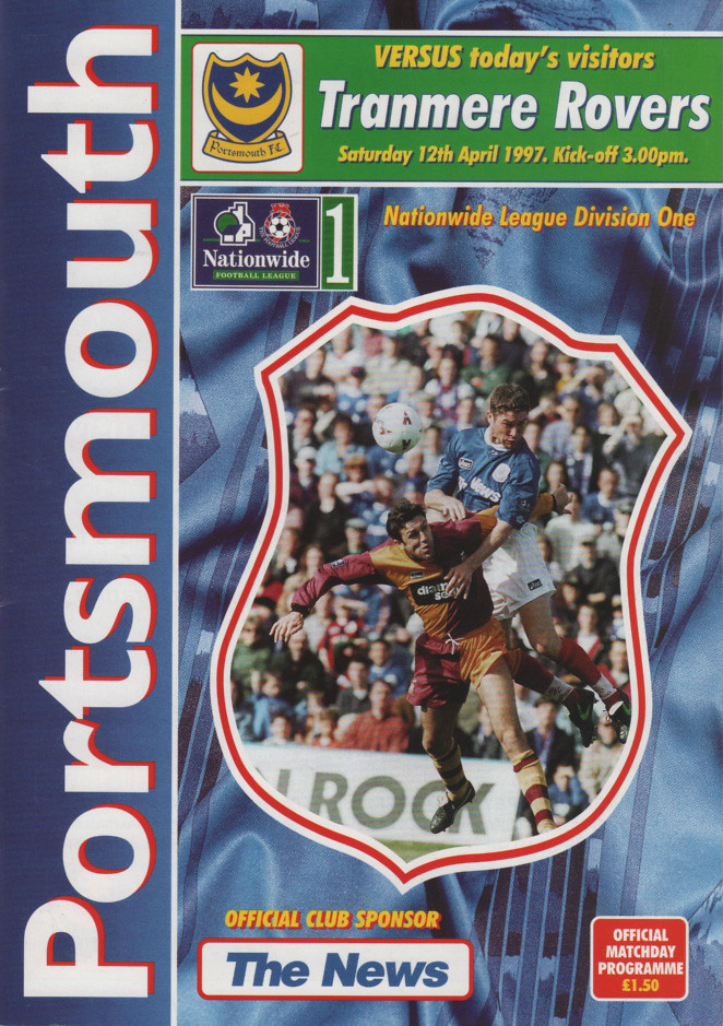 Match Programme for 12/04/1997