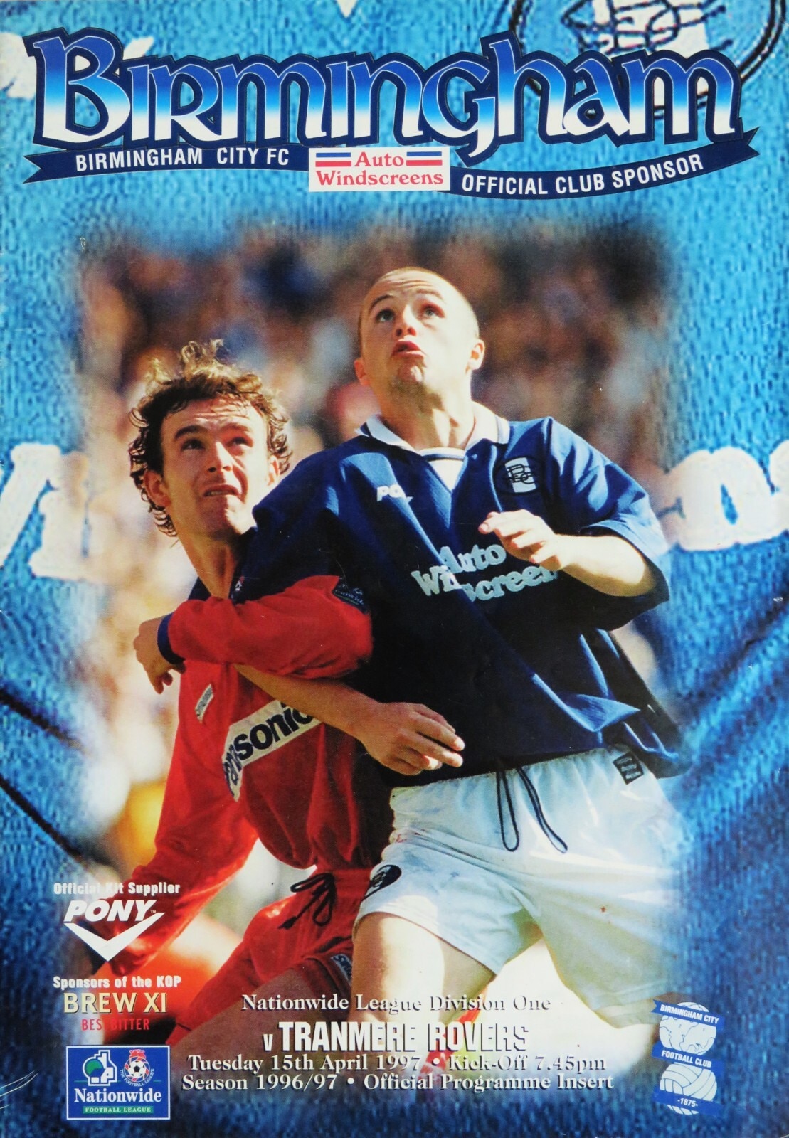 Match Programme for 15/04/1997