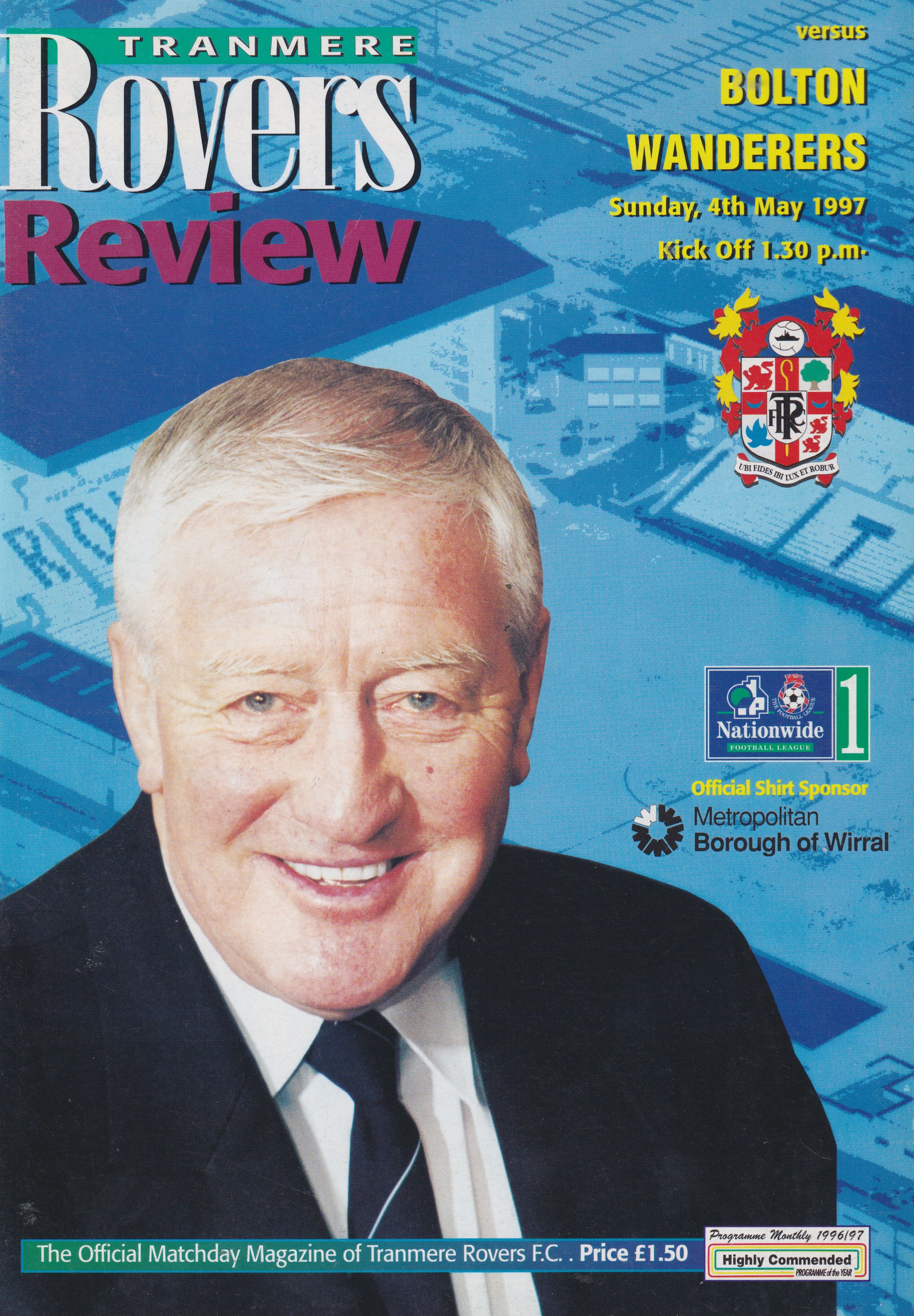 Match Programme for 04/05/1997