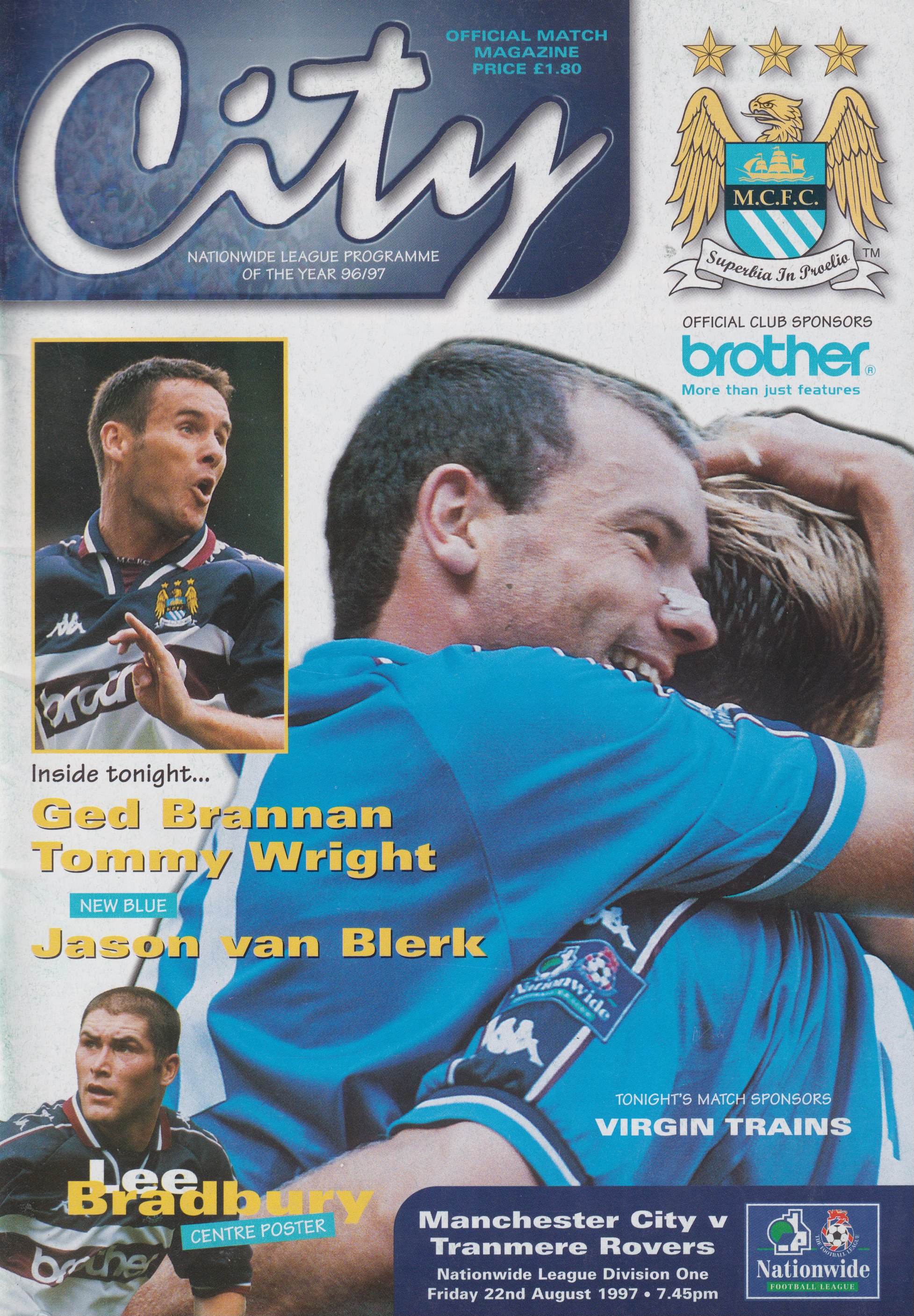 Match Programme for 22/08/1997