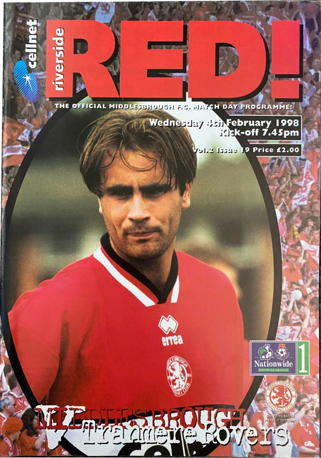 Match Programme for 04/02/1998