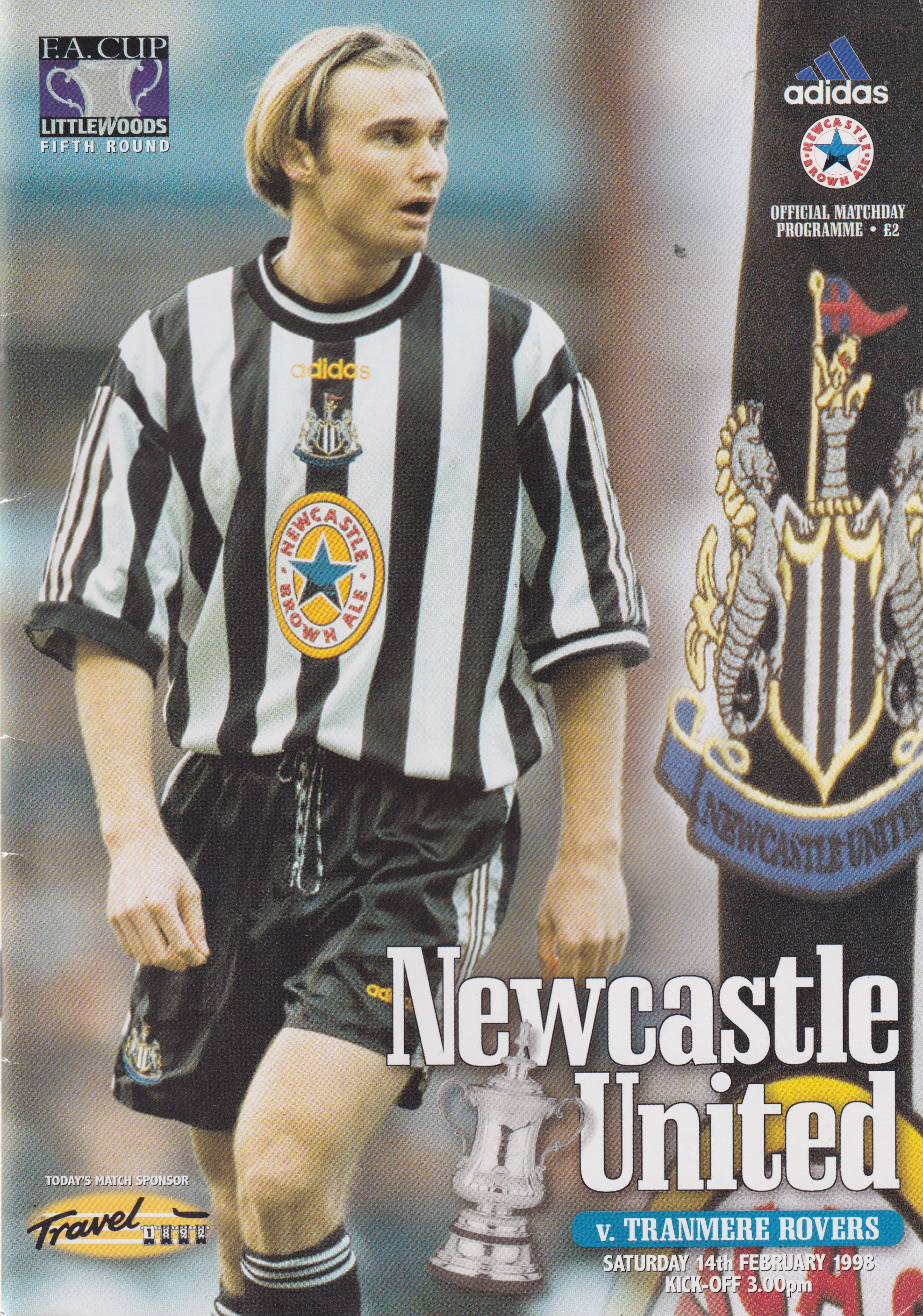 Match Programme for 14/02/1998
