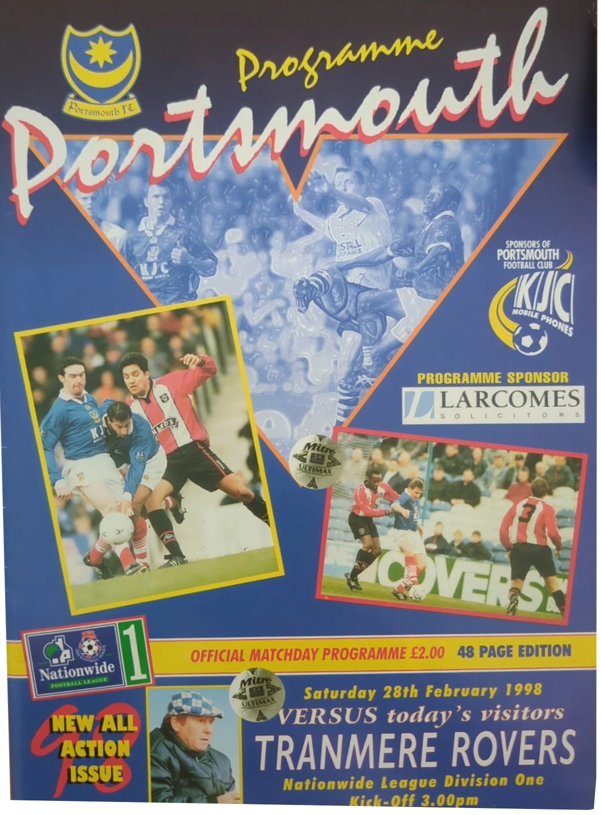 Match Programme for 28/02/1998