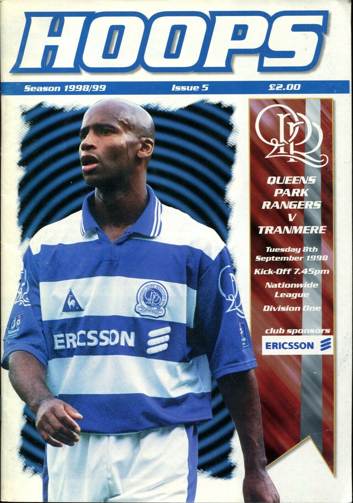 Match Programme for 08/09/1998