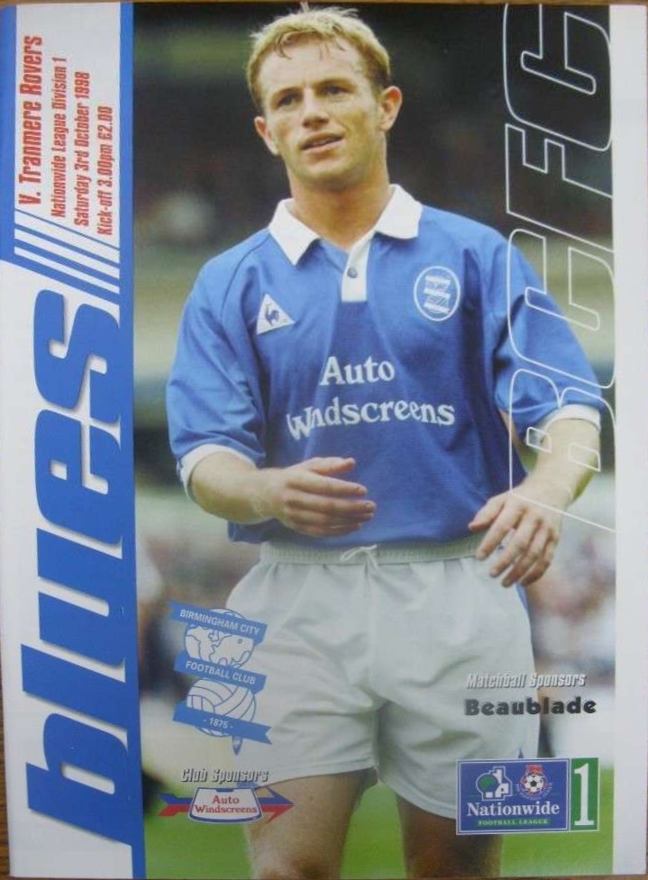 Match Programme for 03/10/1998