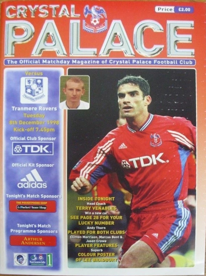 Match Programme for 08/12/1998