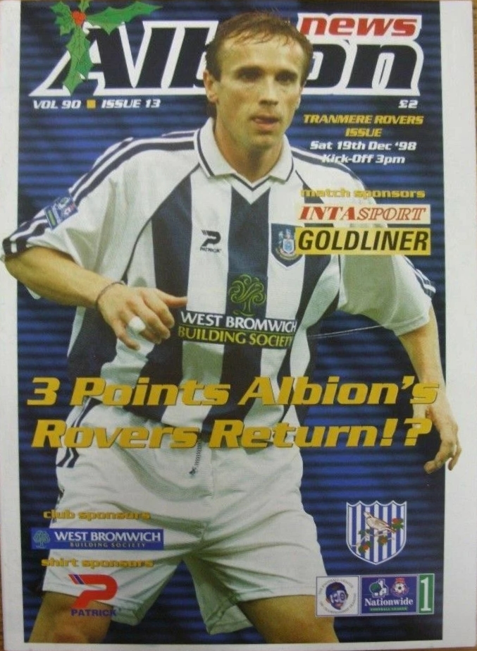 Match Programme for 19/12/1998