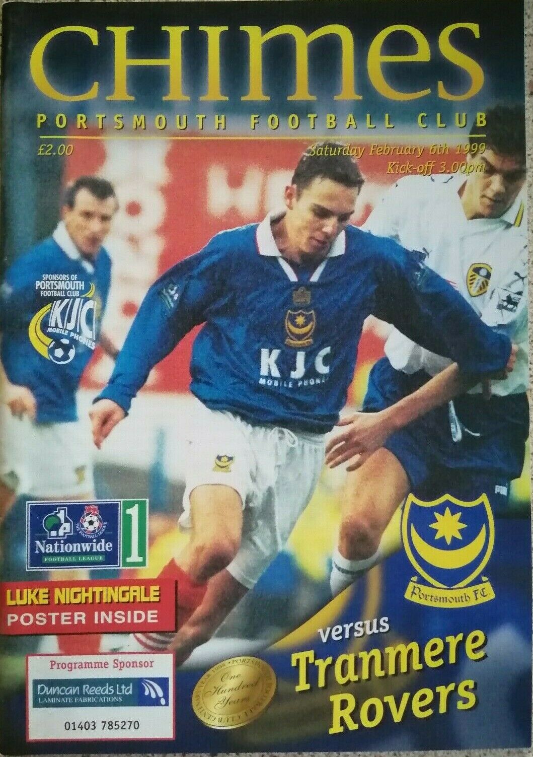 Match Programme for 06/02/1999