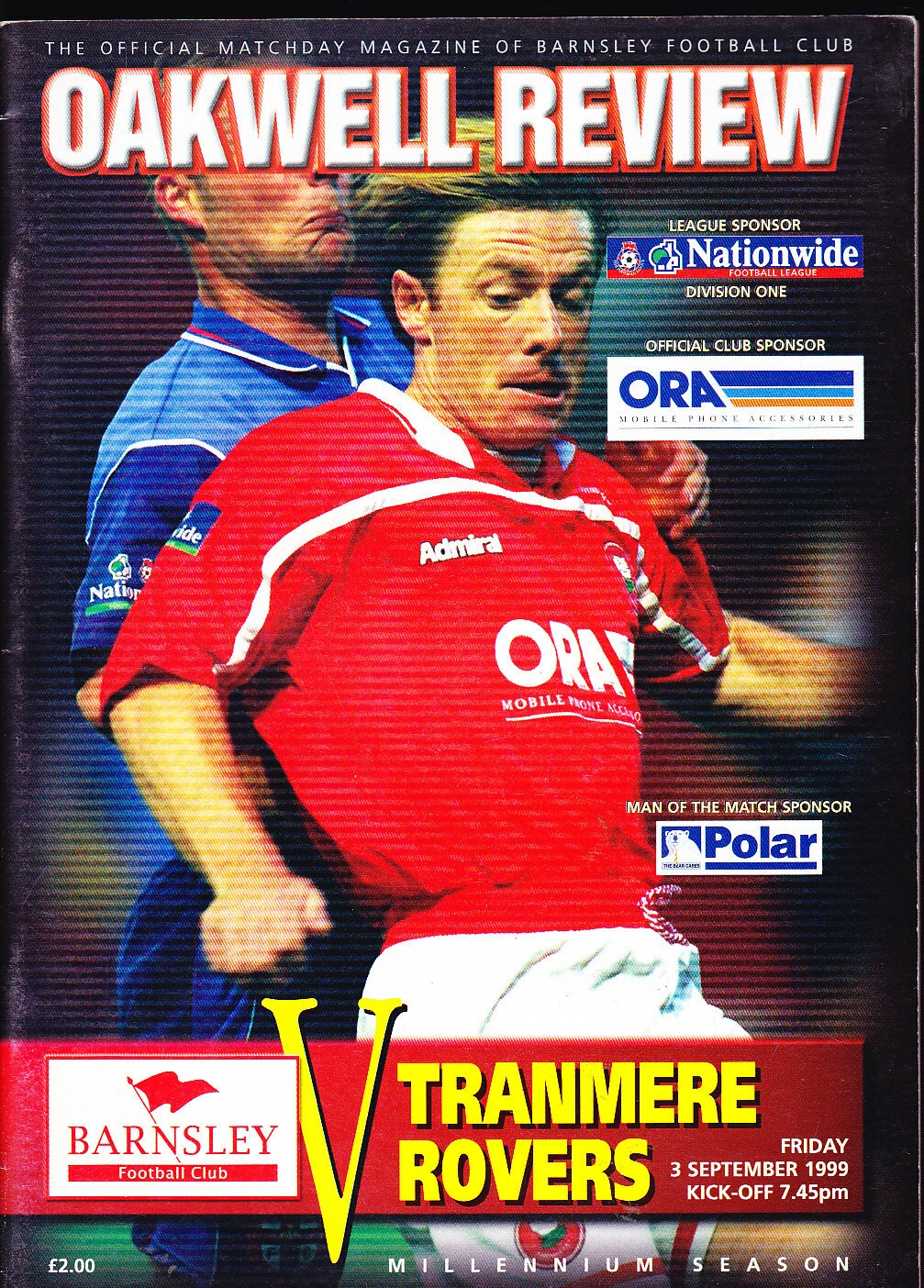 Match Programme for 03/09/1999