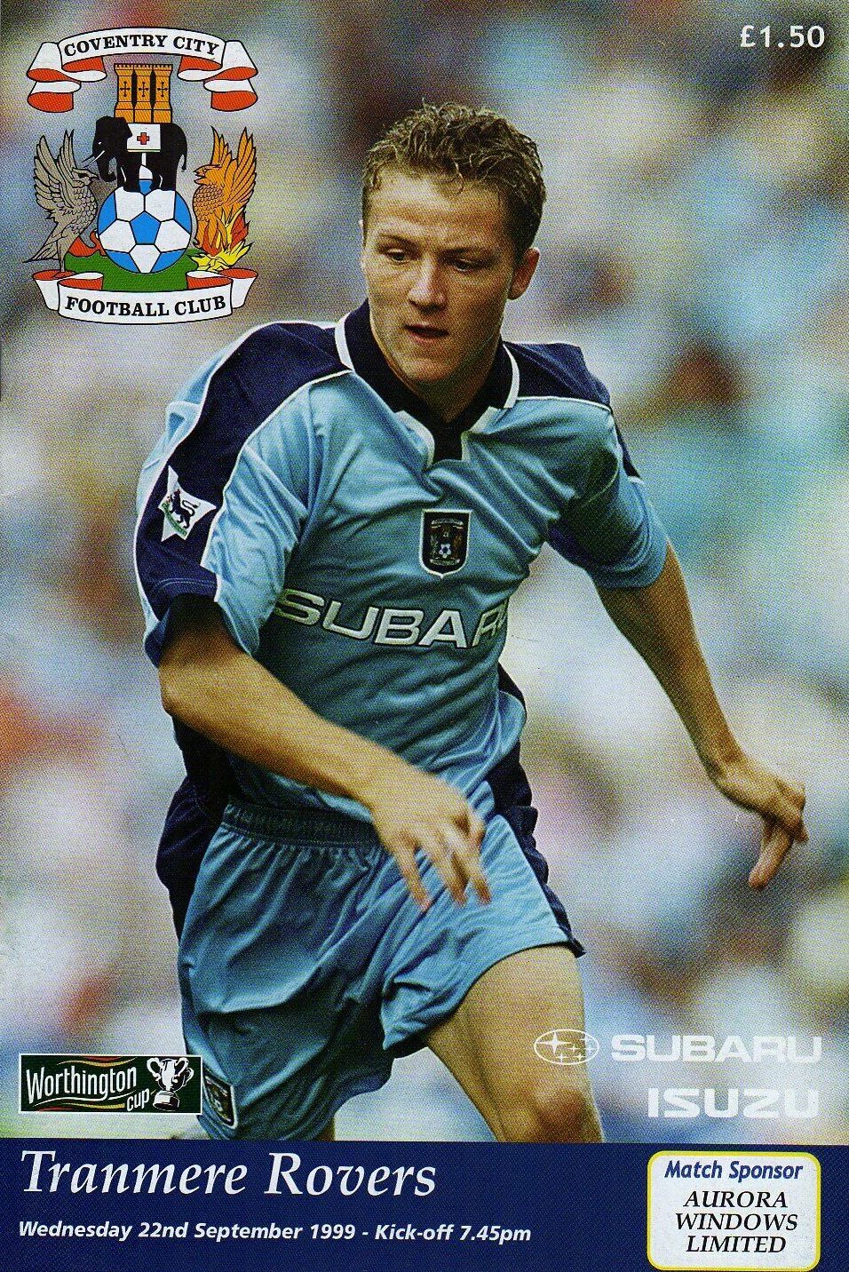 Match Programme for 22/09/1999