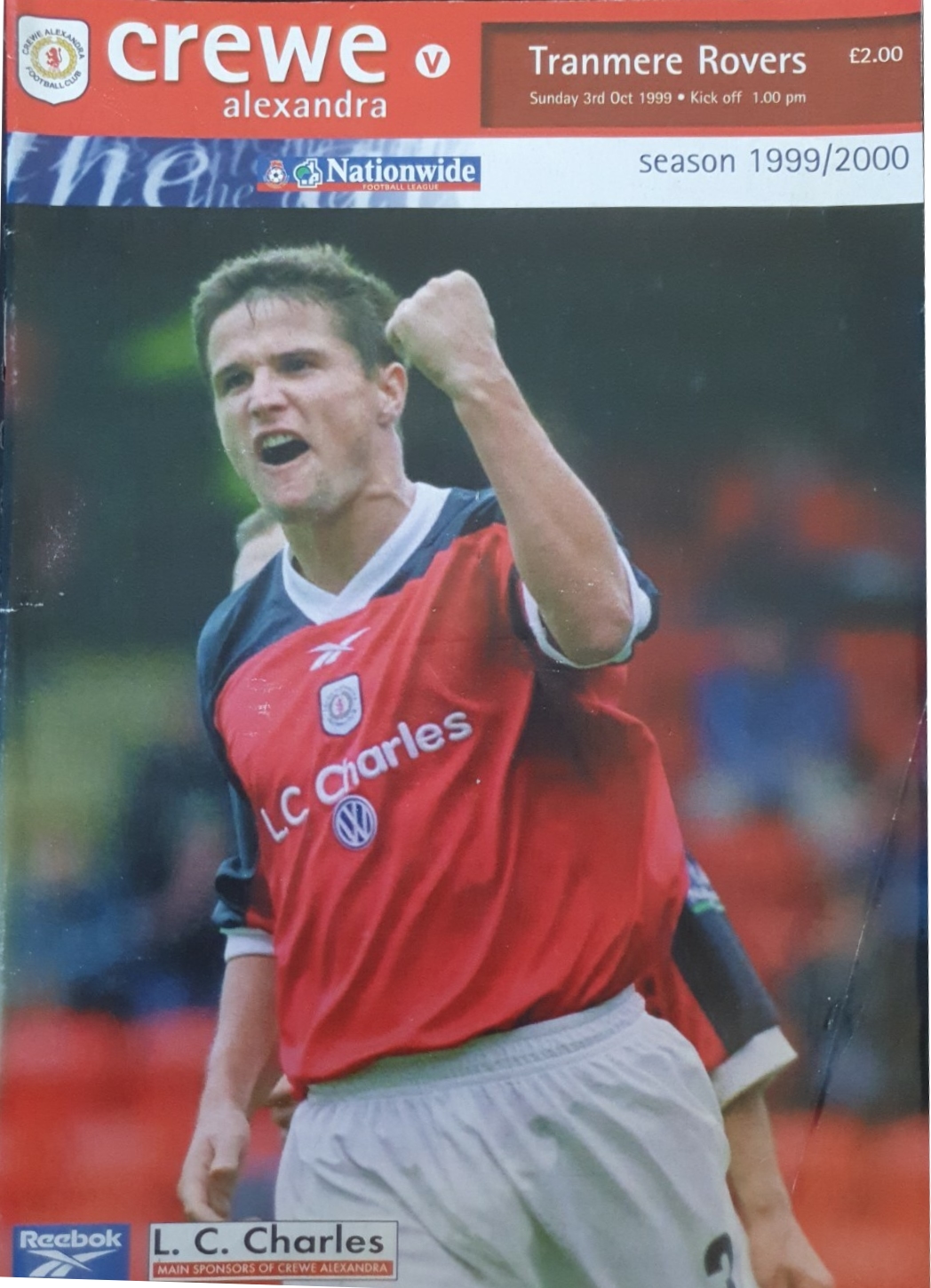 Match Programme for 03/10/1999