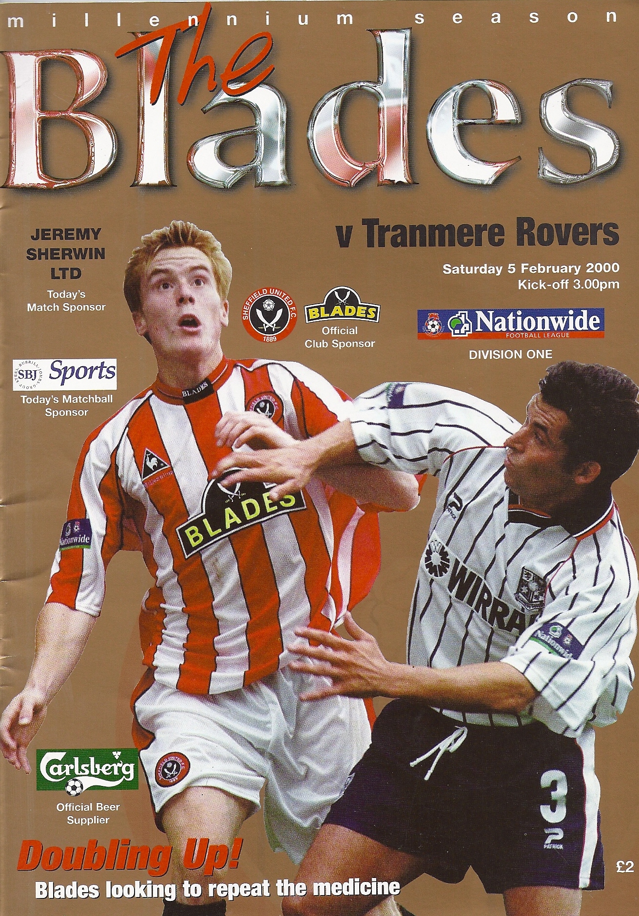 Match Programme for 05/02/2000