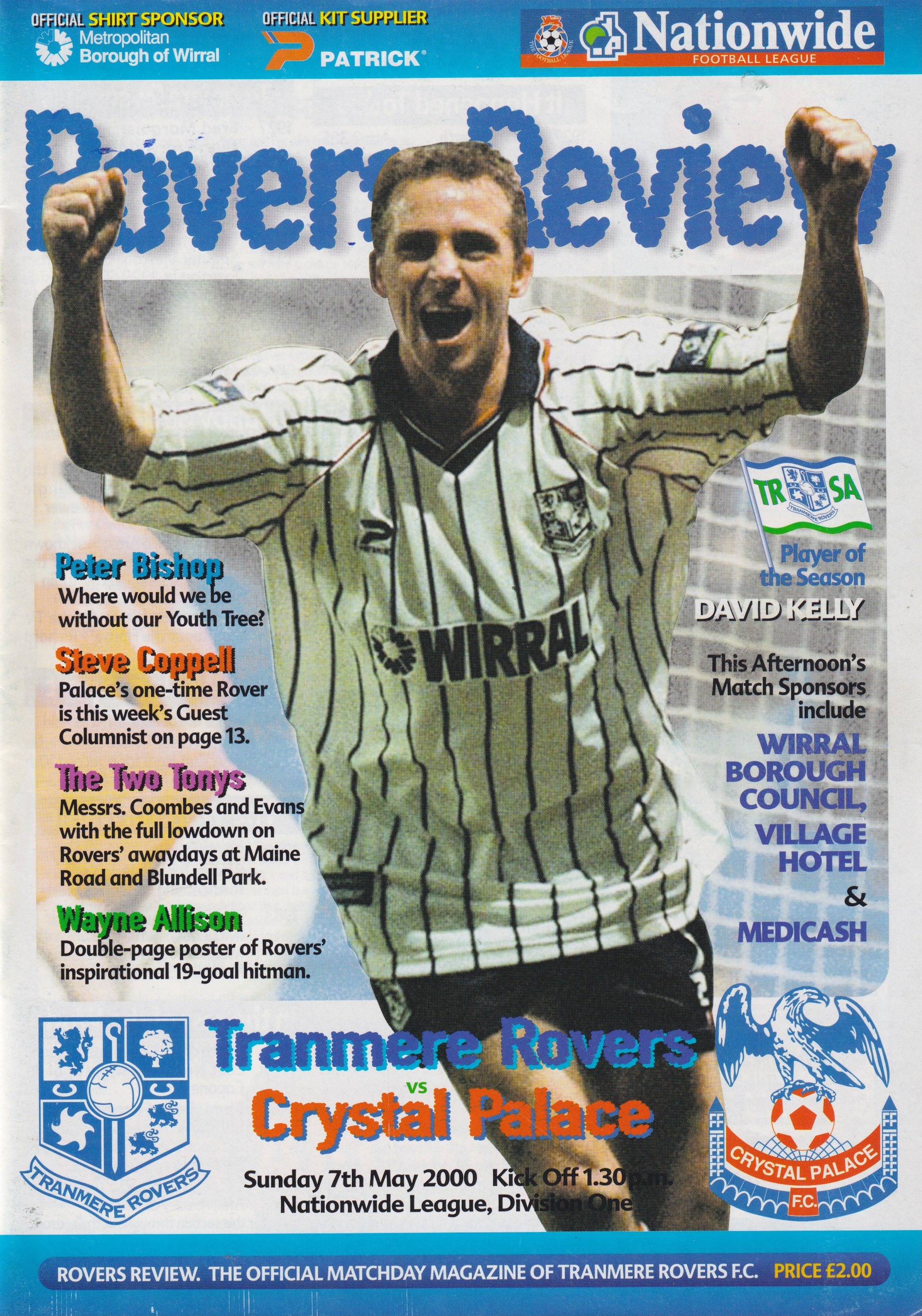 Match Programme for 07/05/2000